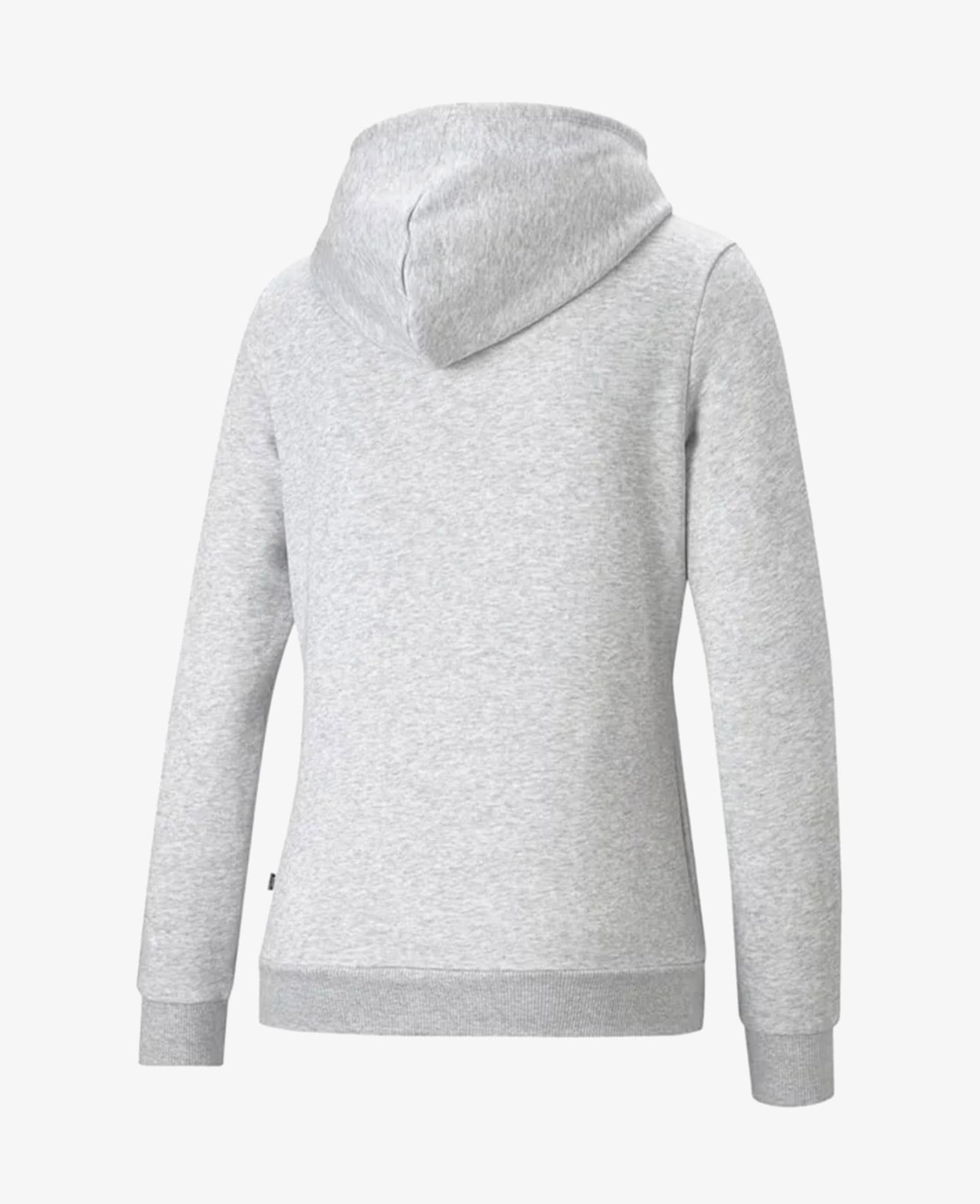 Puma Essentials Logo Full Zip Kadın Gri Sweatshirt