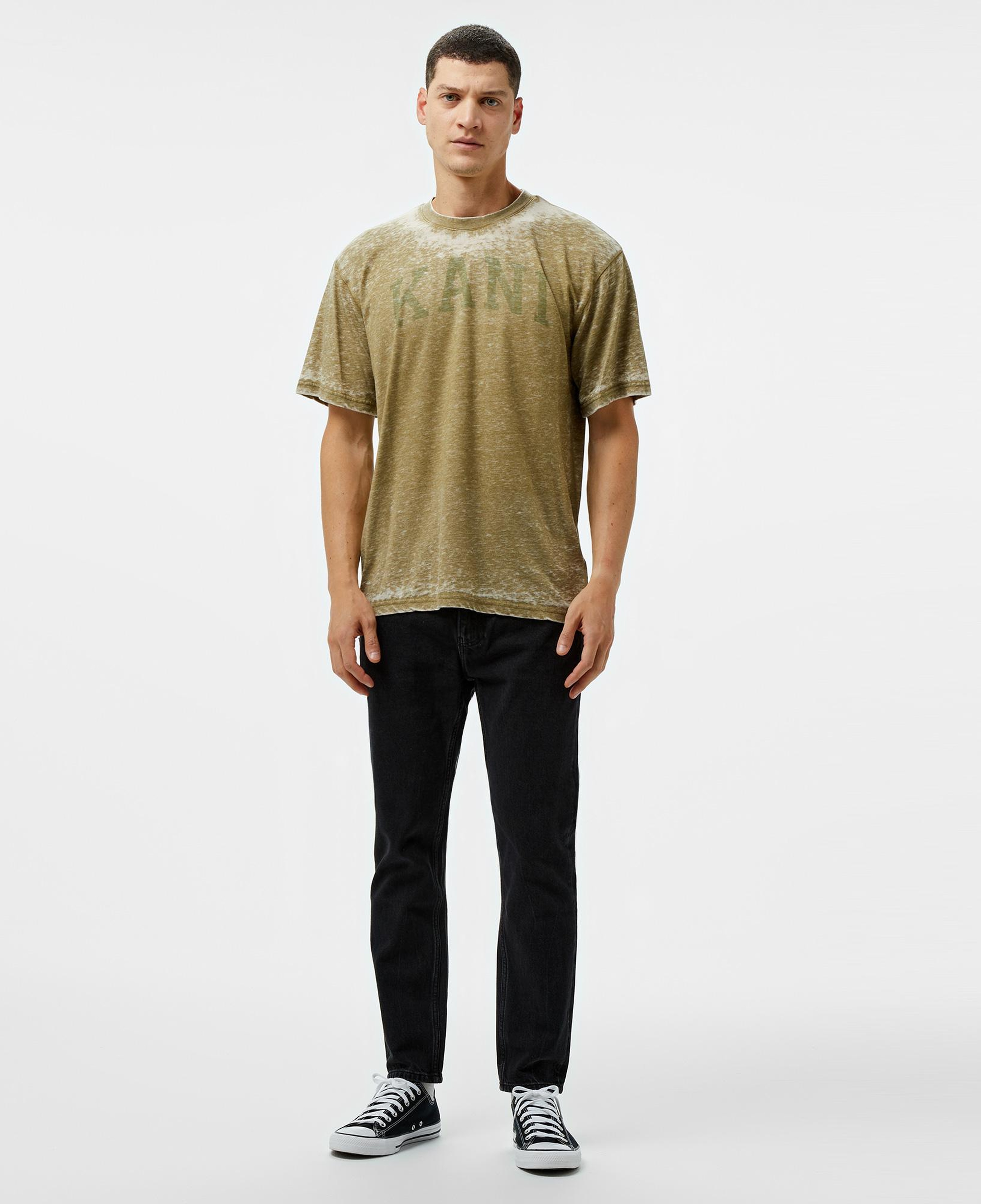 Karl Kani Serif Burnout Erkek Yeşil T-Shirt