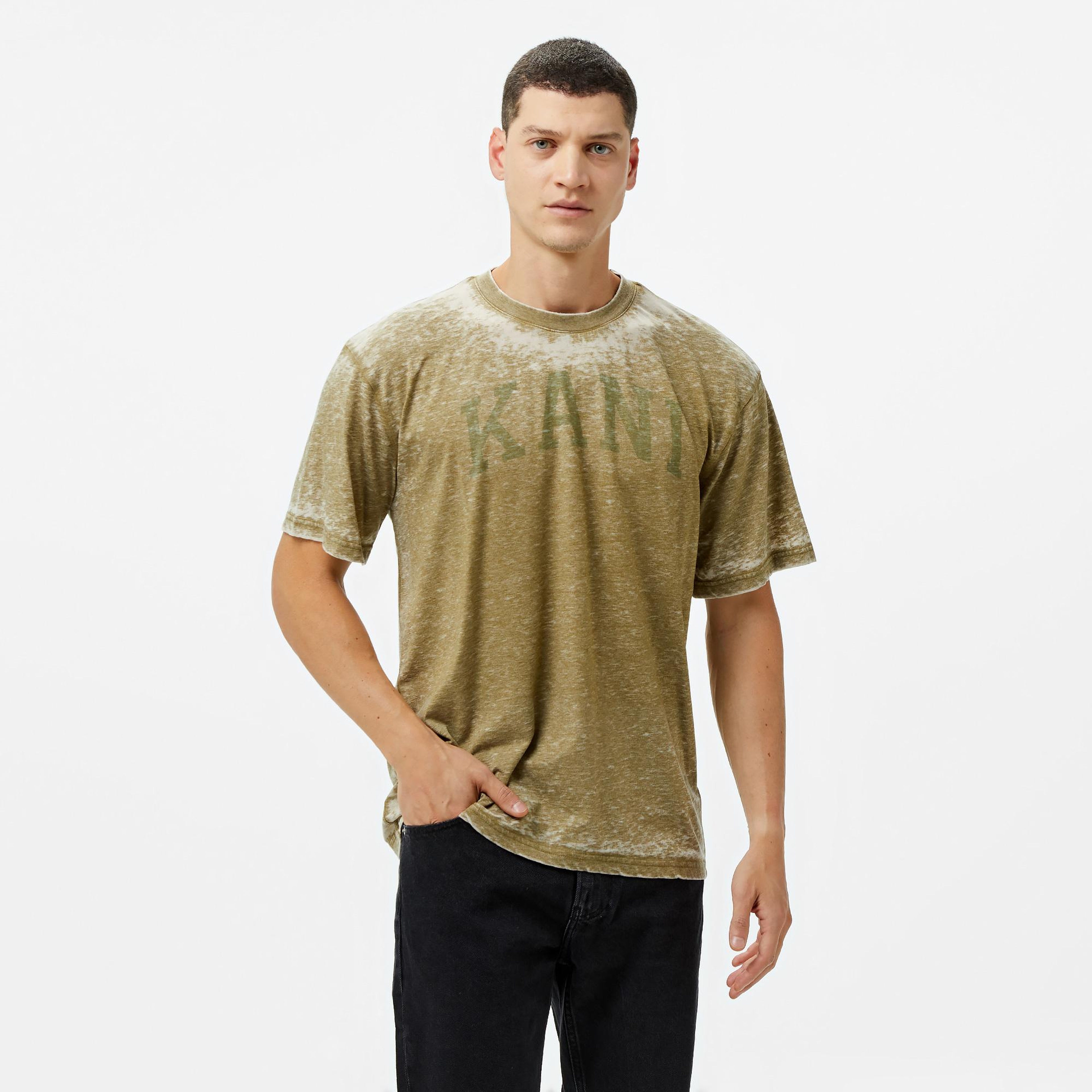 Karl Kani Serif Burnout Erkek Yeşil T-Shirt