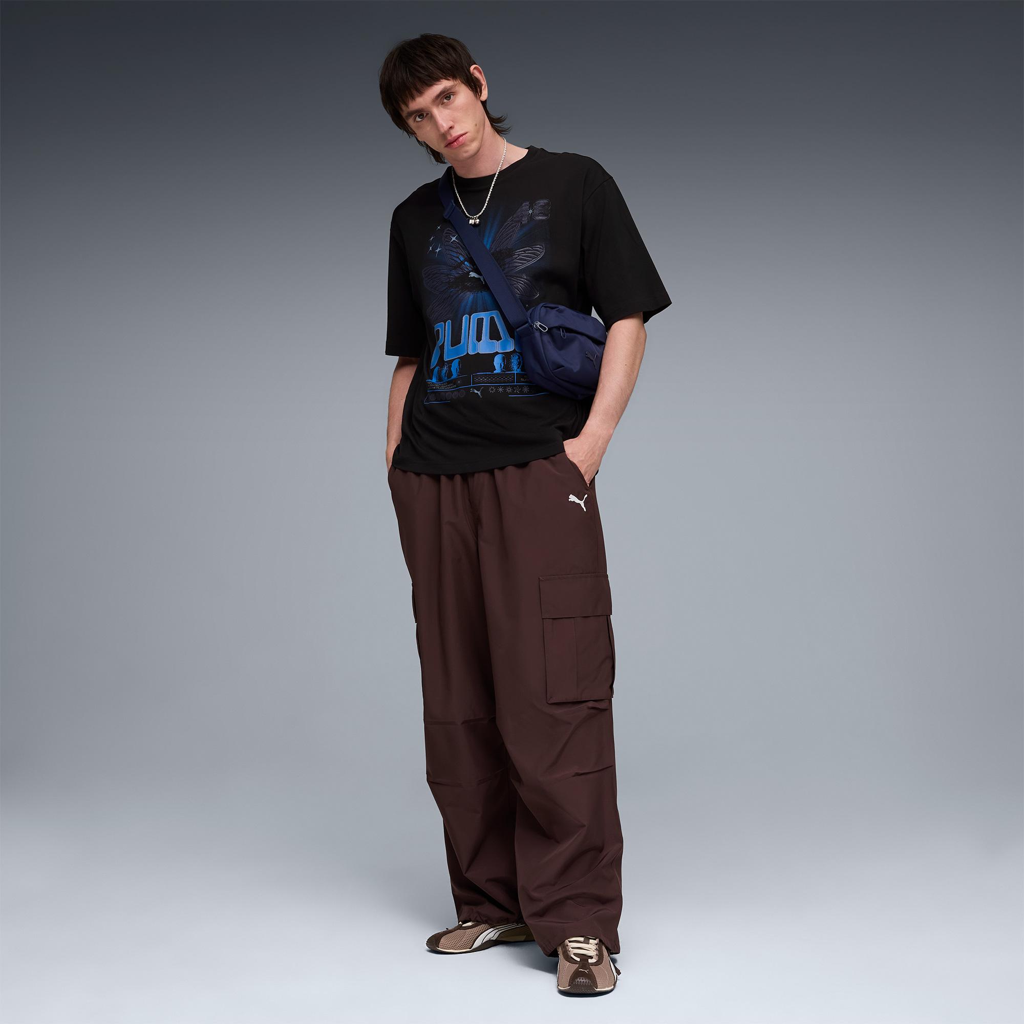 Puma Graphic  Erkek Siyah T-Shirt