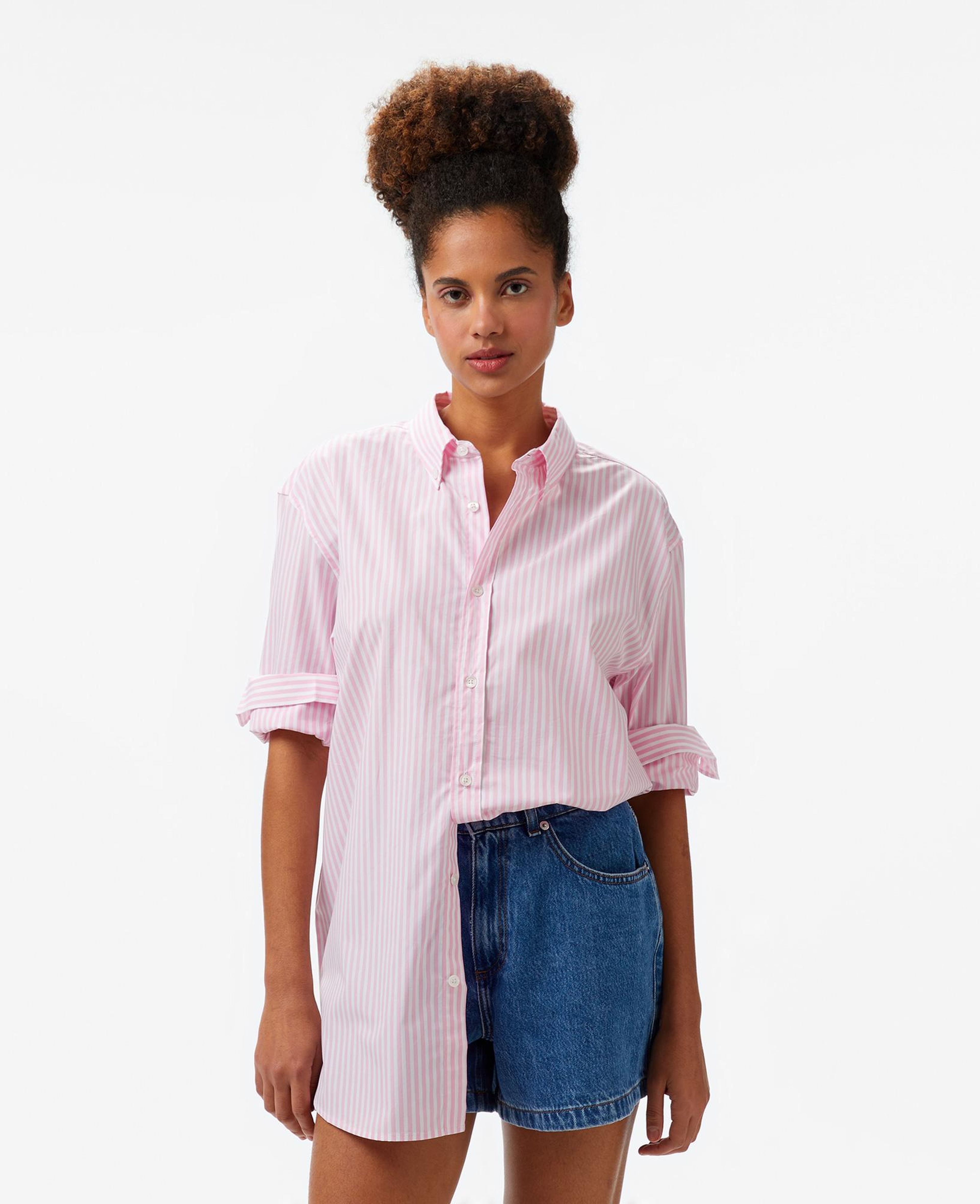 Les Benjamins Unisex Pembe Gömlek