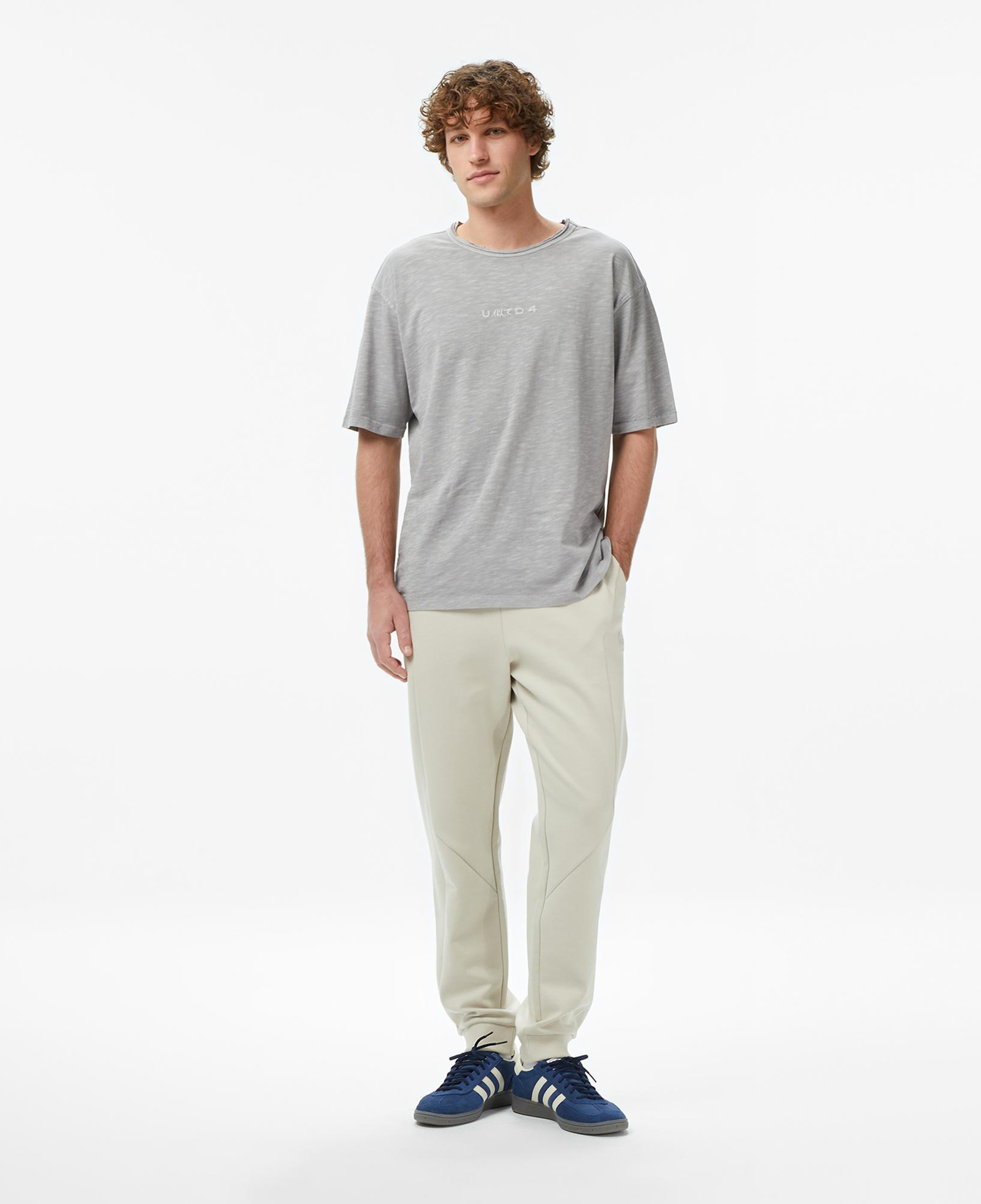 UNITED4 Regular Fit Erkek Krem Eşofman Altı