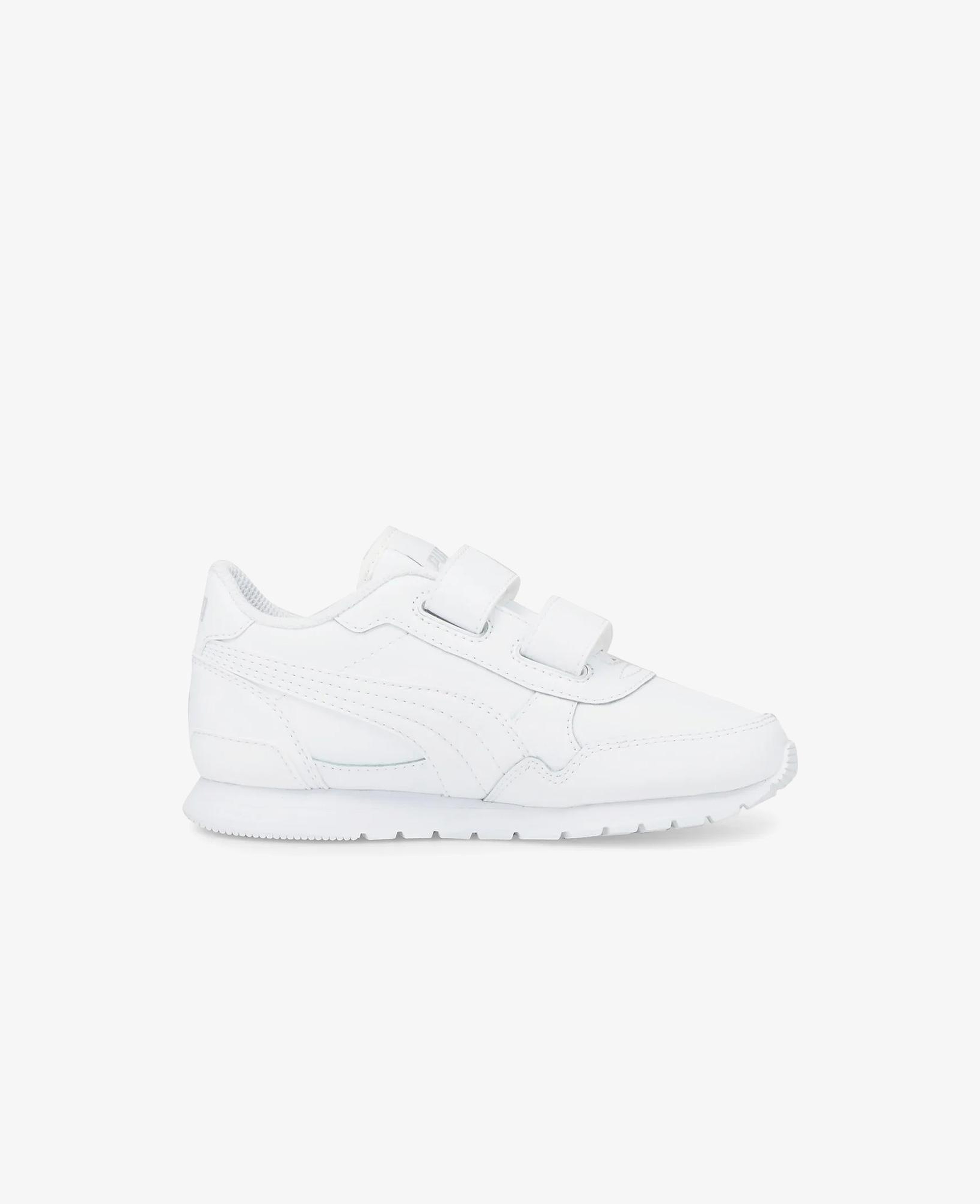 Puma ST Runner V3 Leather Çocuk Beyaz Spor Ayakkabı
