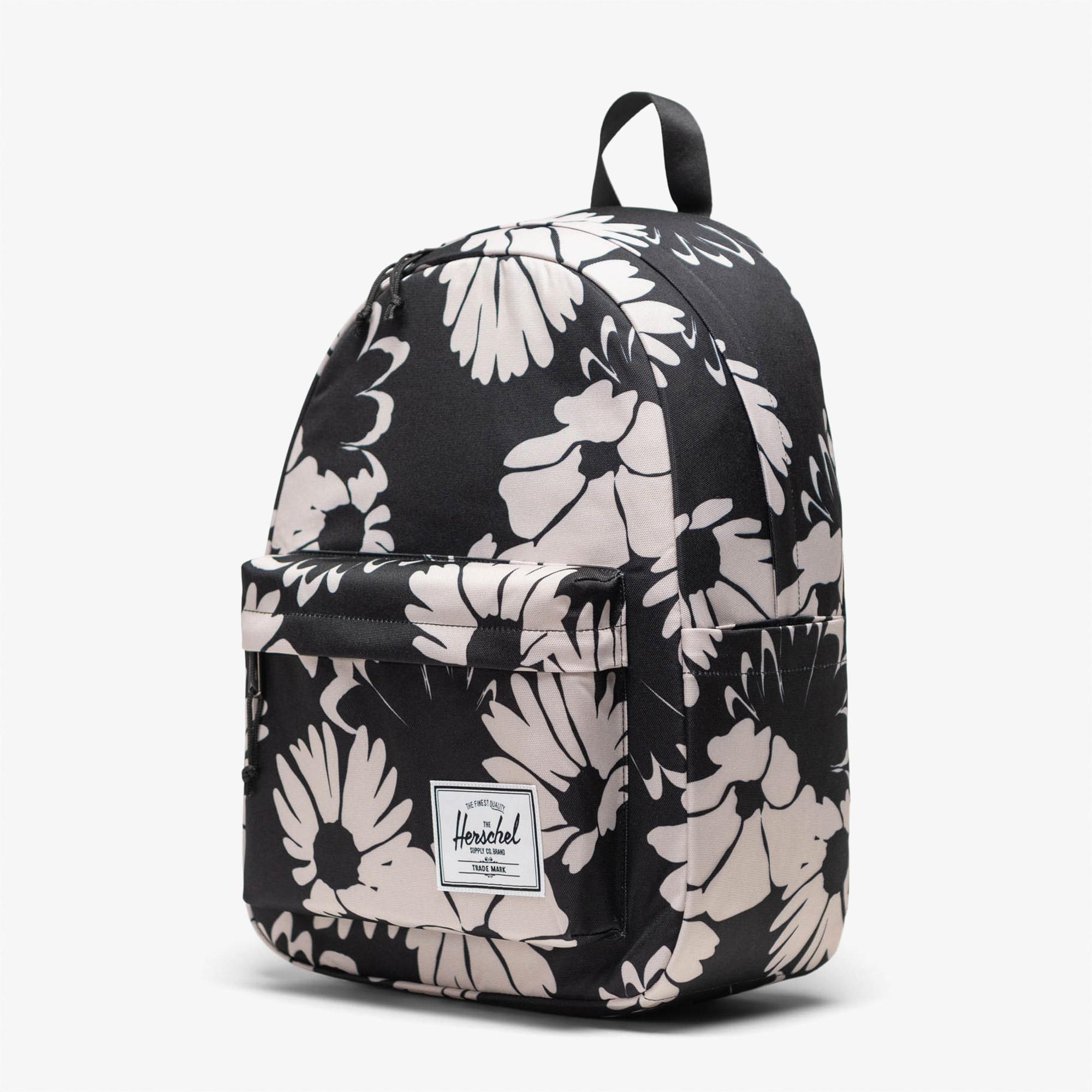 Herschel Classic Floral Unisex Siyah Sırt Çantası