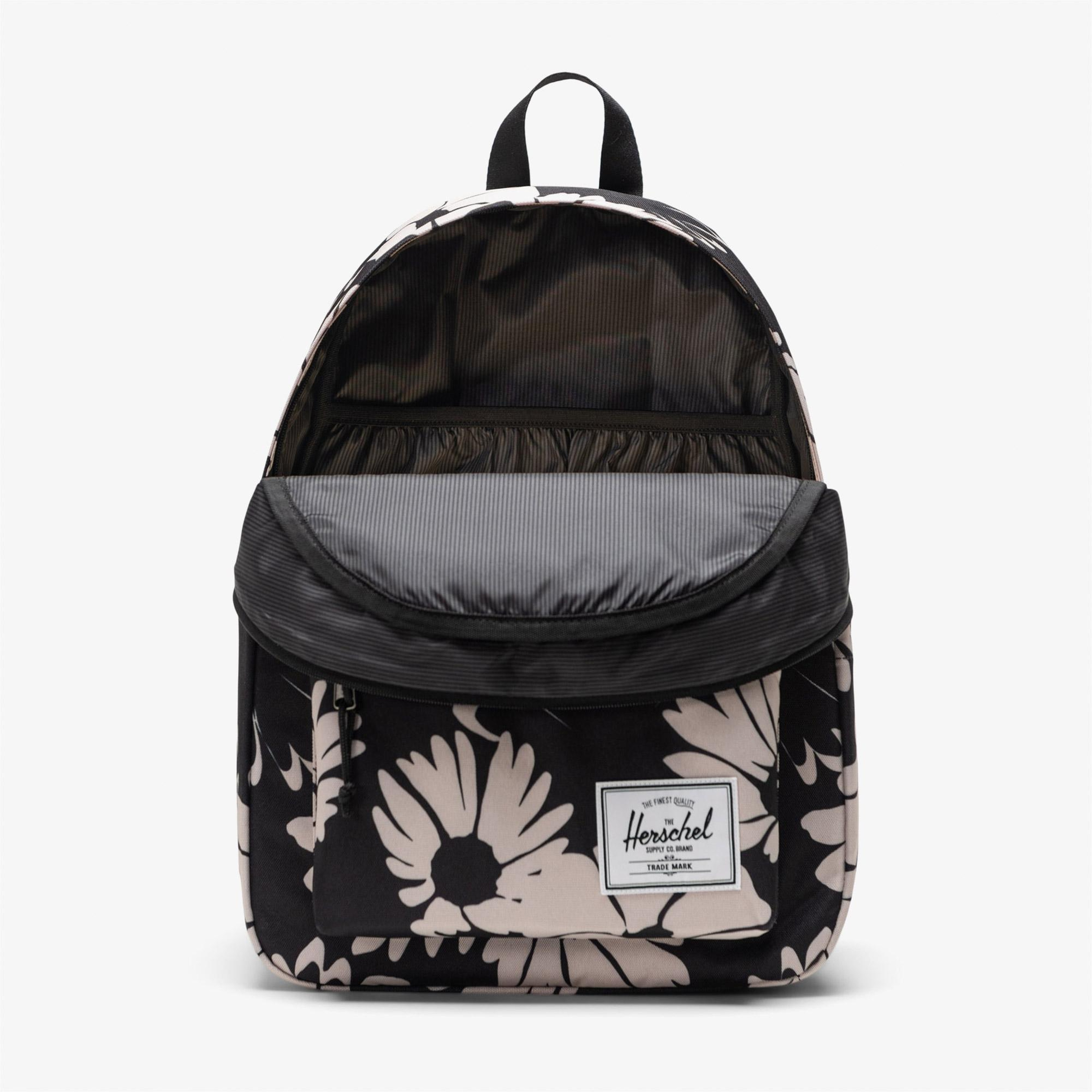 Herschel Classic Floral Unisex Siyah Sırt Çantası