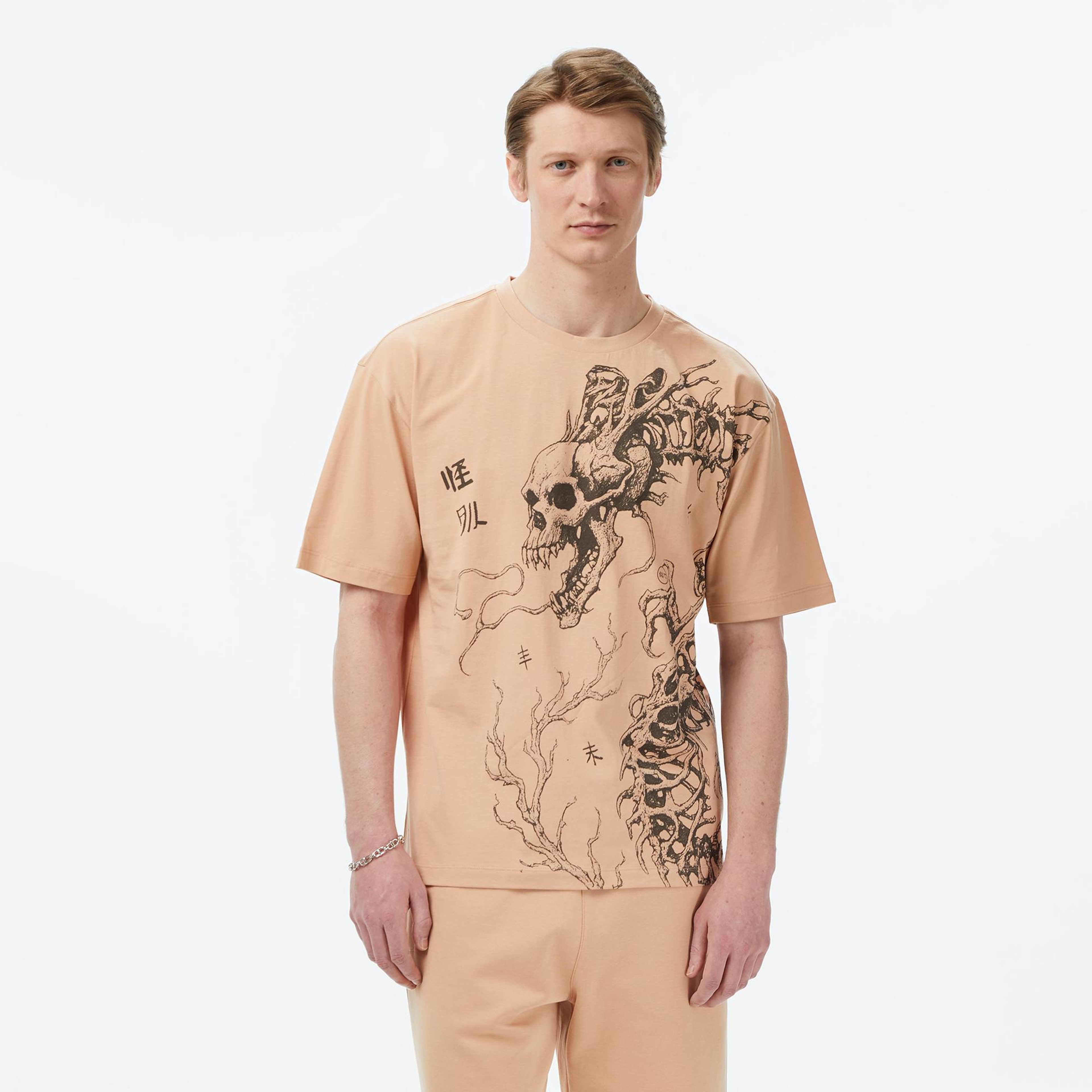 UNITED4 Regular Fit Erkek Mor T-Shirt