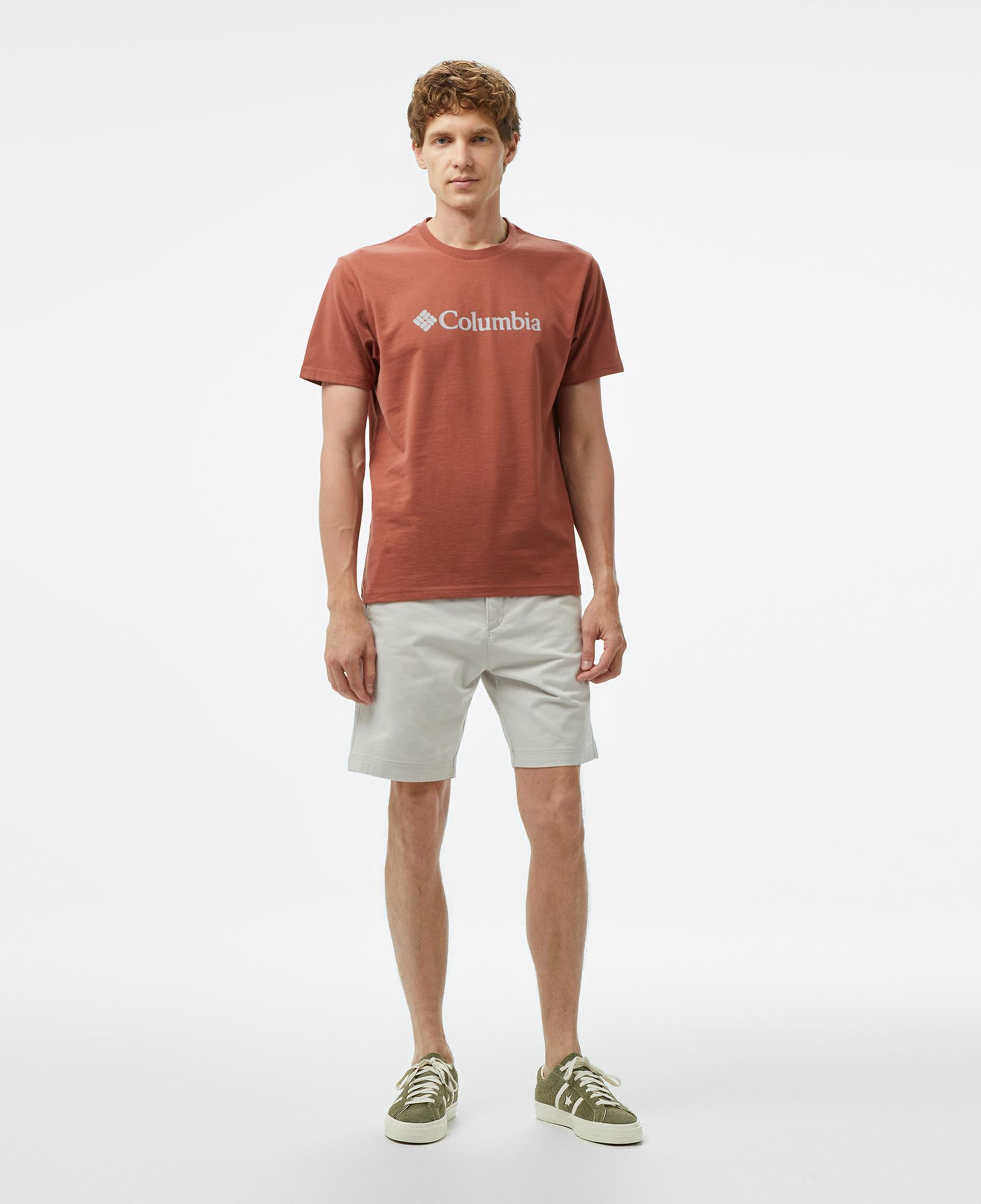 Columbia Basic Big Erkek Kahverengi T-Shirt