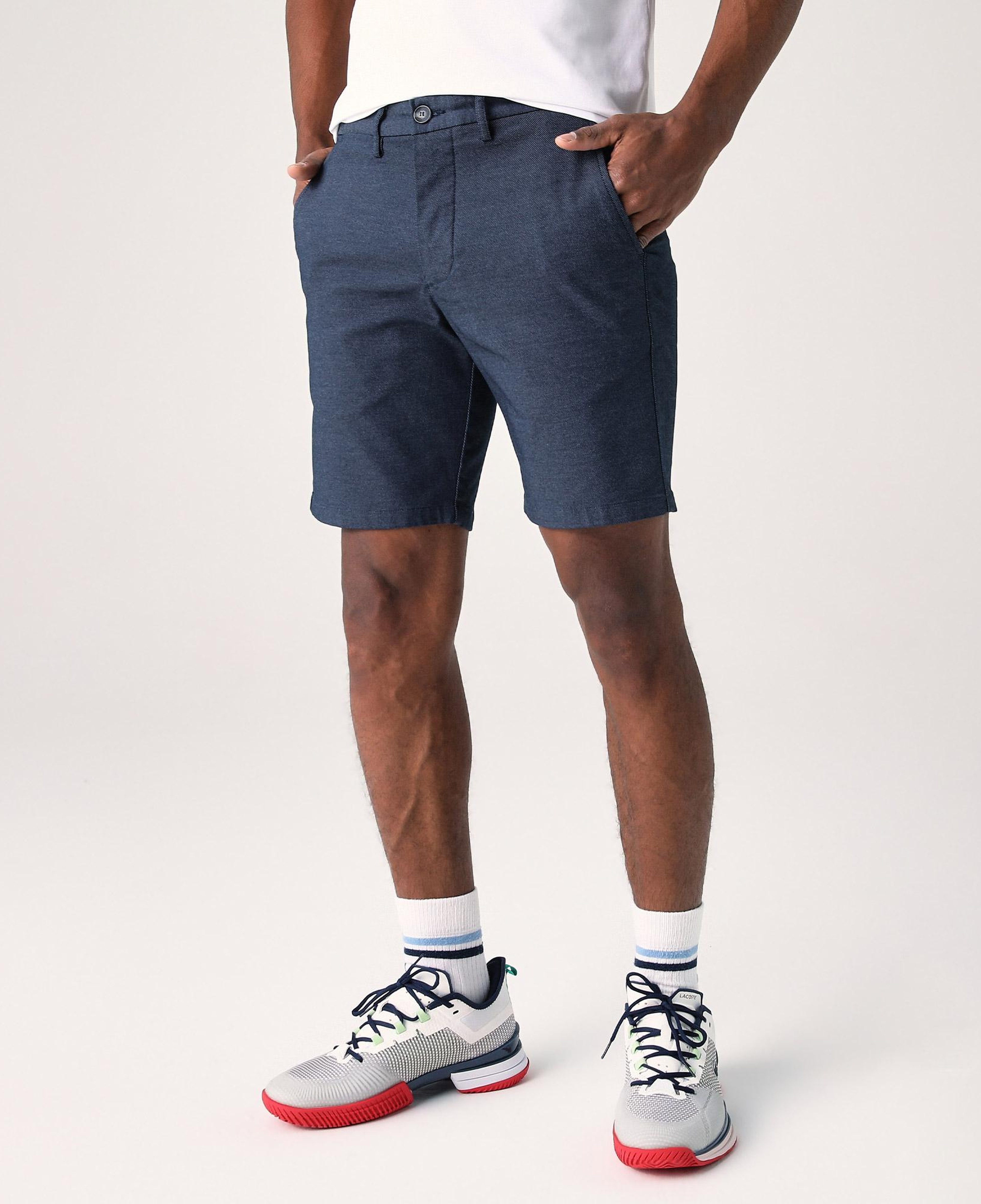 Erkek Slim Fit Lacivert Bermuda Şort