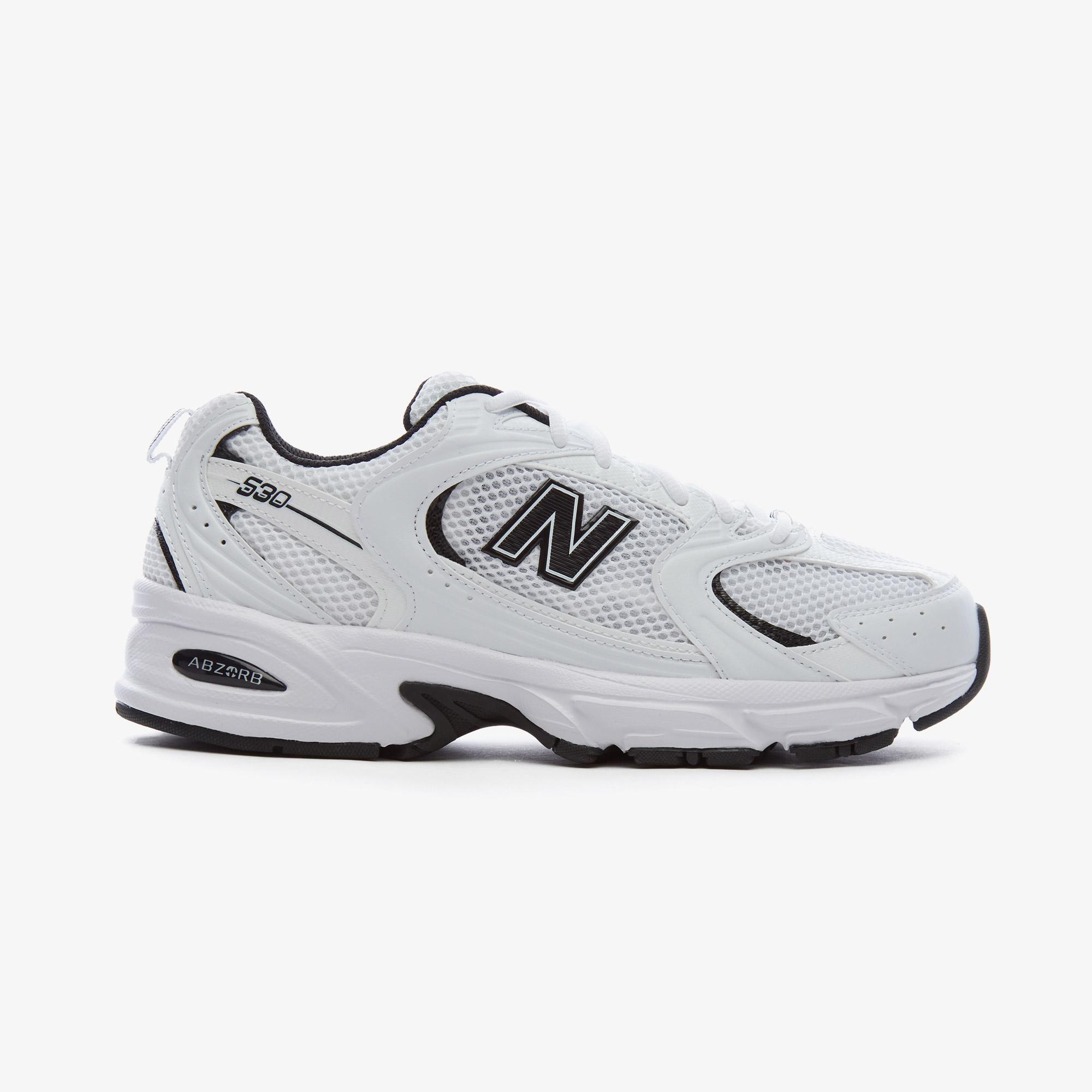New Balance 530 Unisex Siyah/Beyaz Spor Ayakkabı