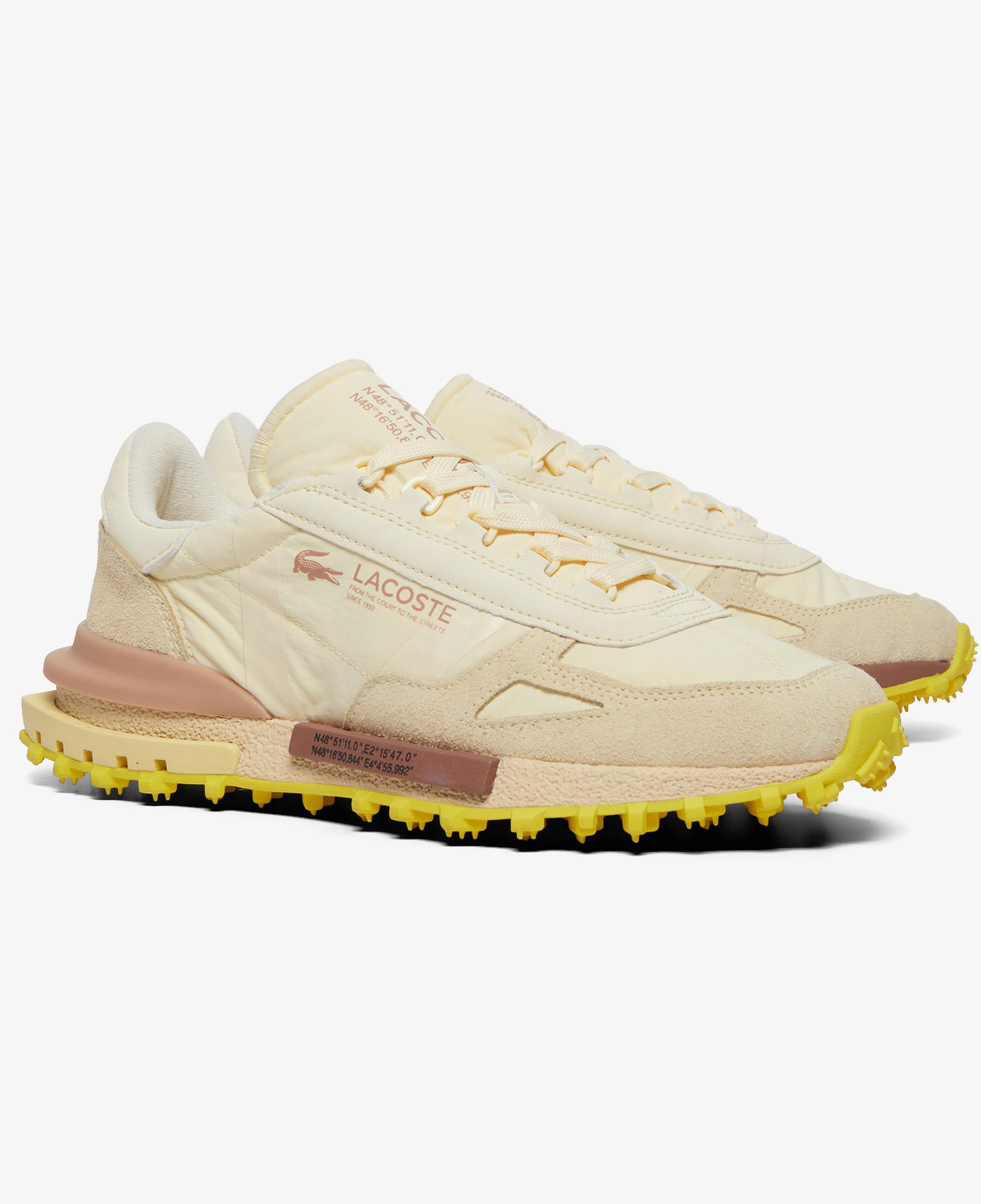 Lacoste Elite Active Erkek Krem Sneaker