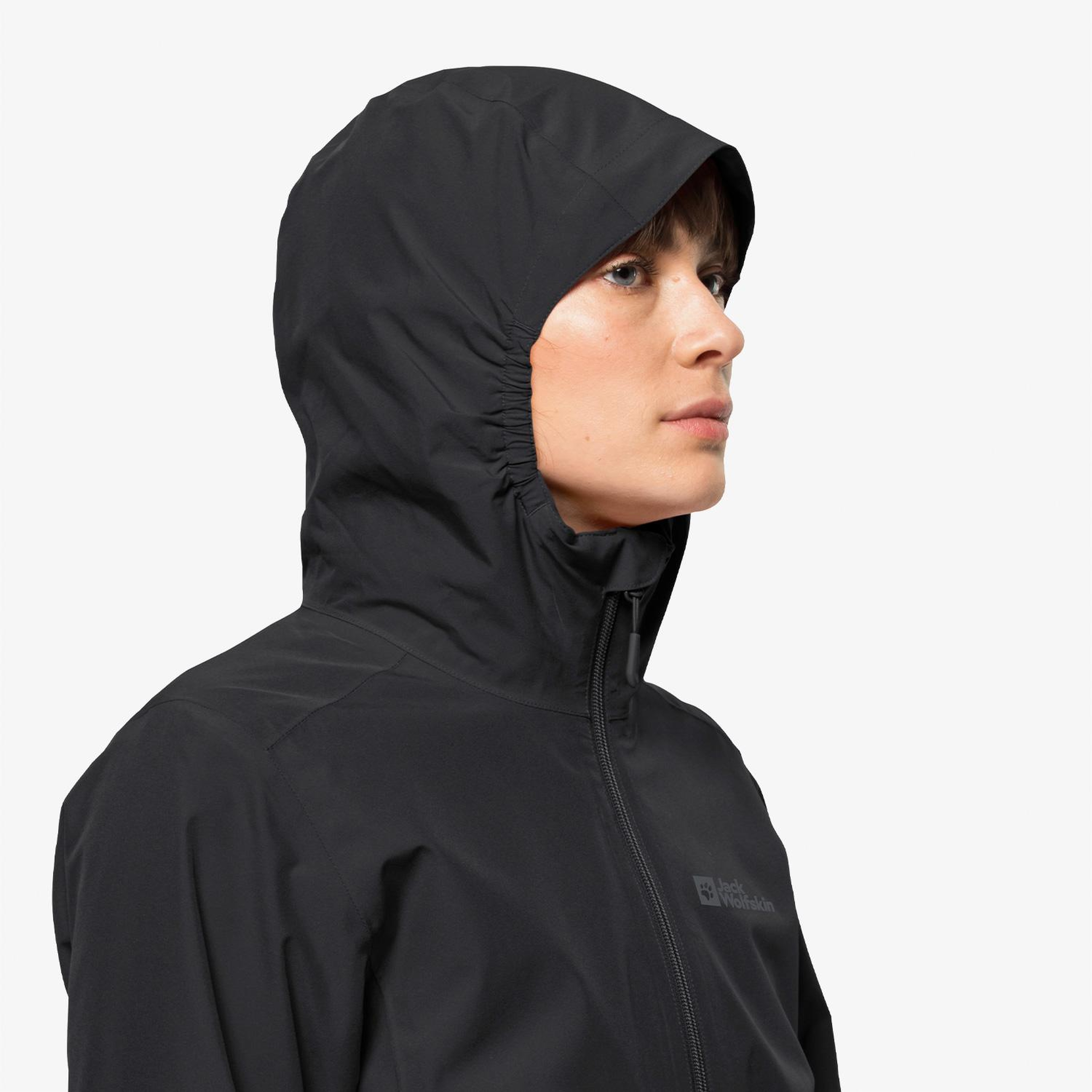 Jack Wolfskin Moonrise 3in1 Kadın Siyah Outdoor Ceket