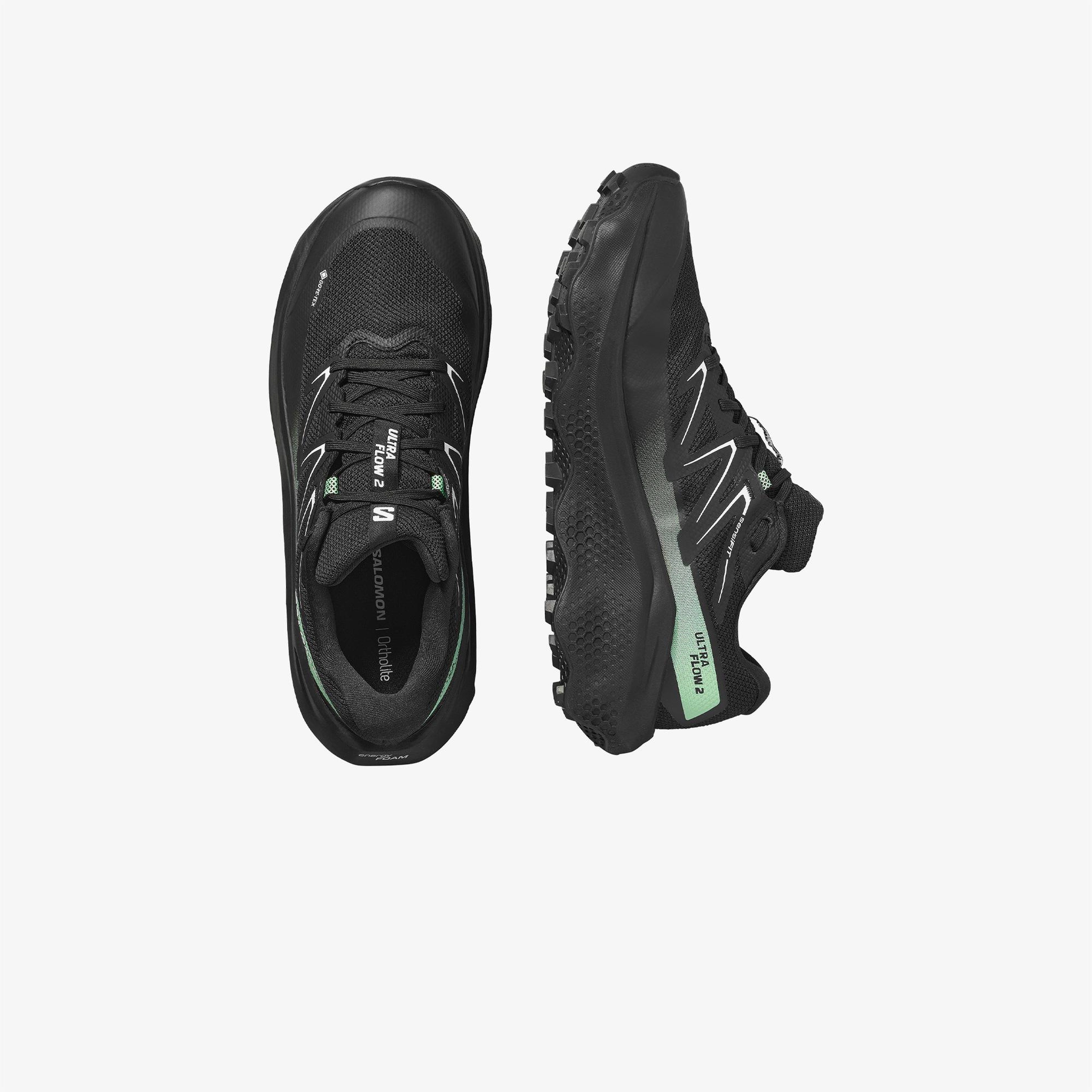 Salomon Ultra Flow 2 Gore Tex Erkek Siyah Koşu Ayakkabısı