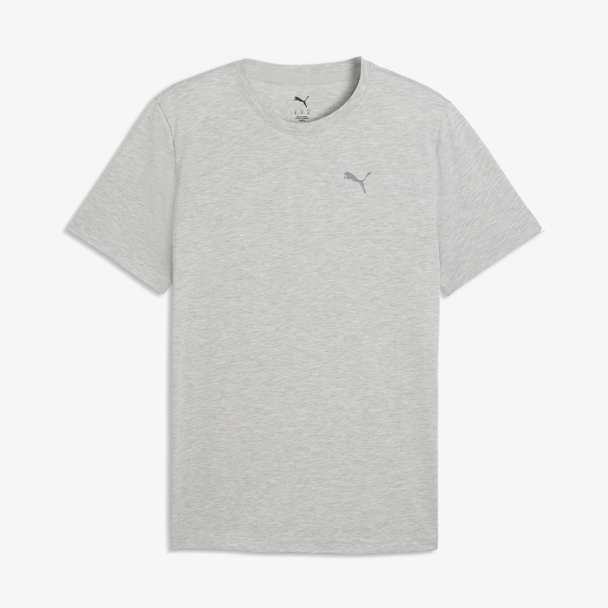 Puma Graphic 1 Erkek Gri Antrenman T-Shirt