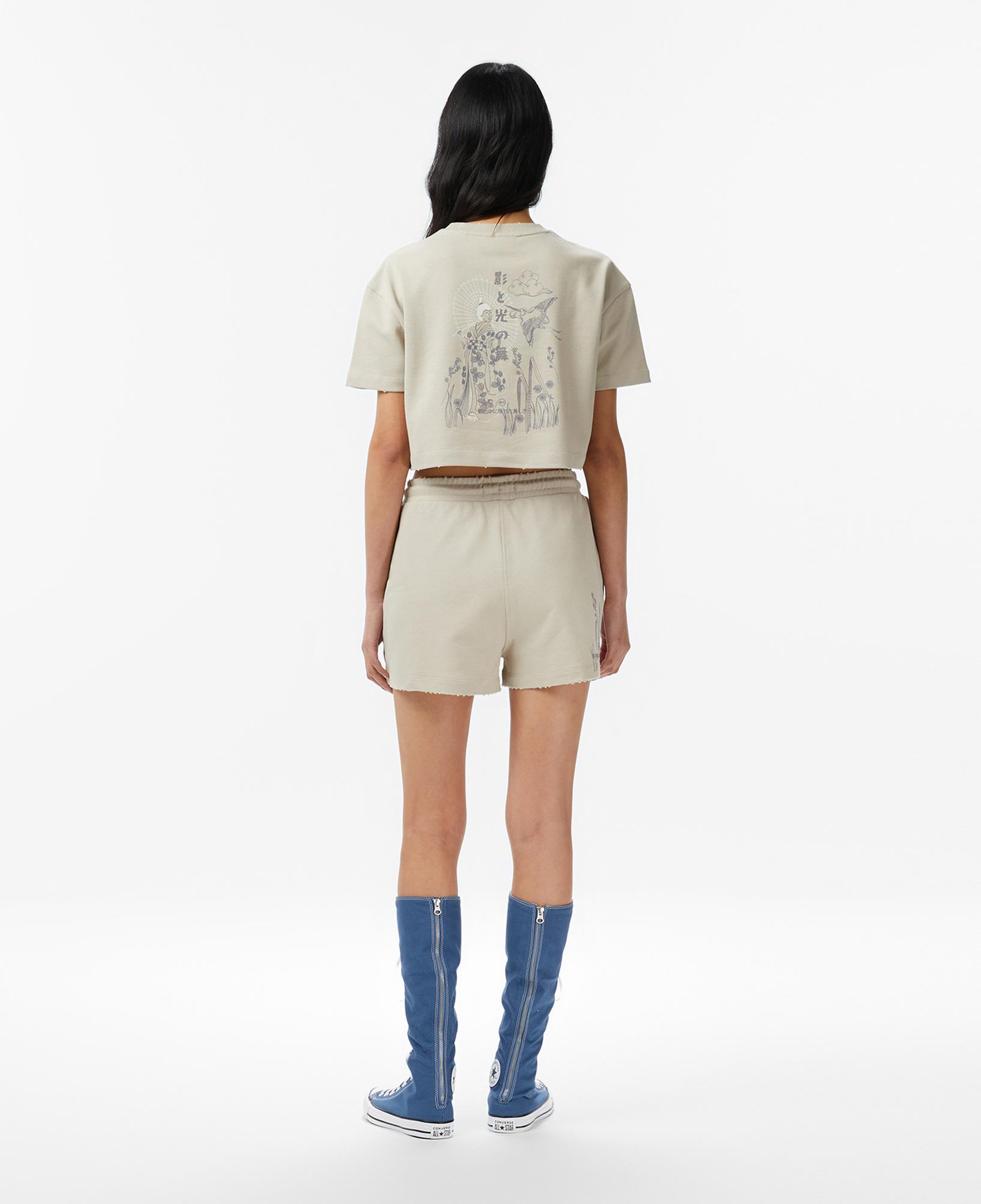 UNITED4 Regular Fit Kadın Krem Şort