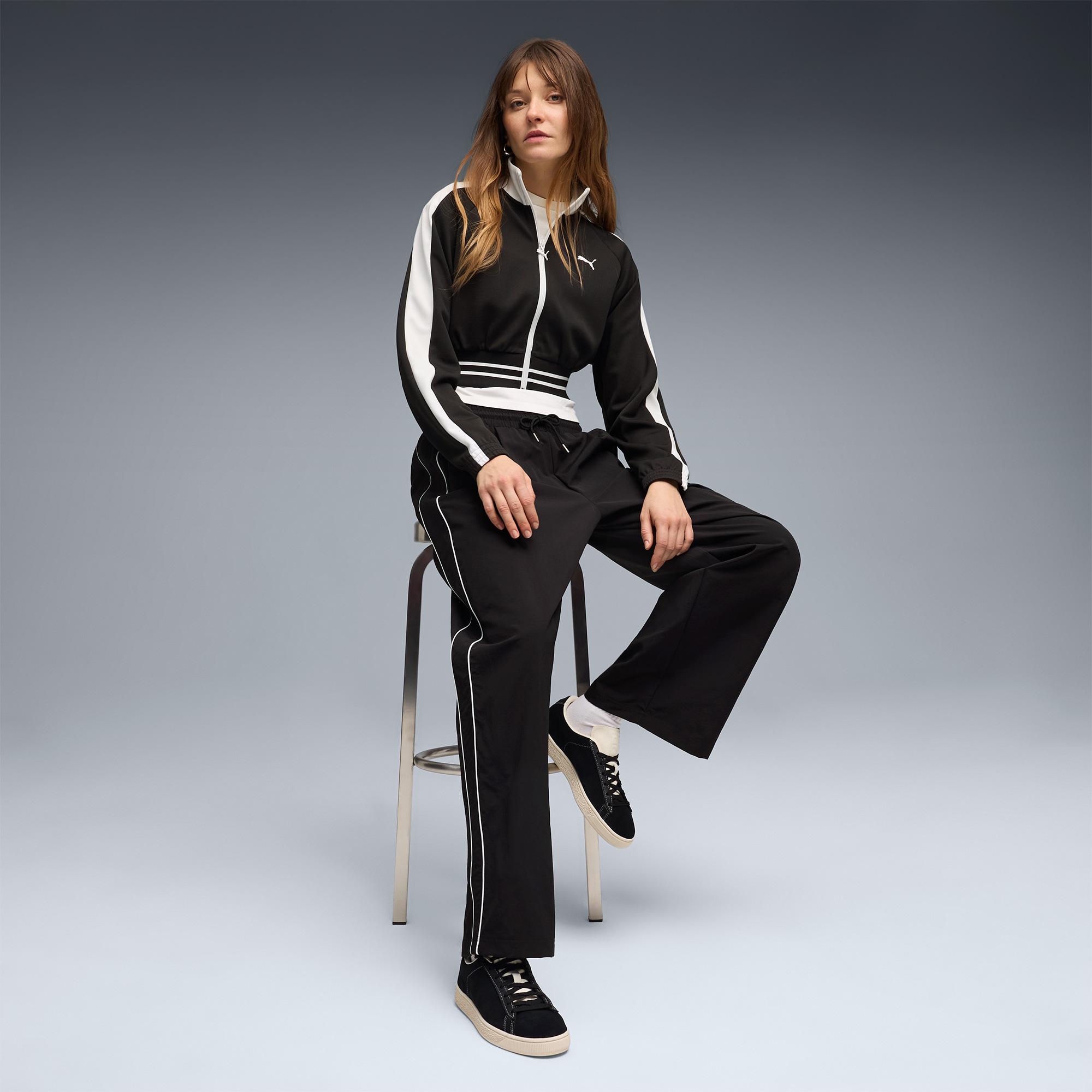 Puma T7 Woven Track Kadın Siyah Pantolon