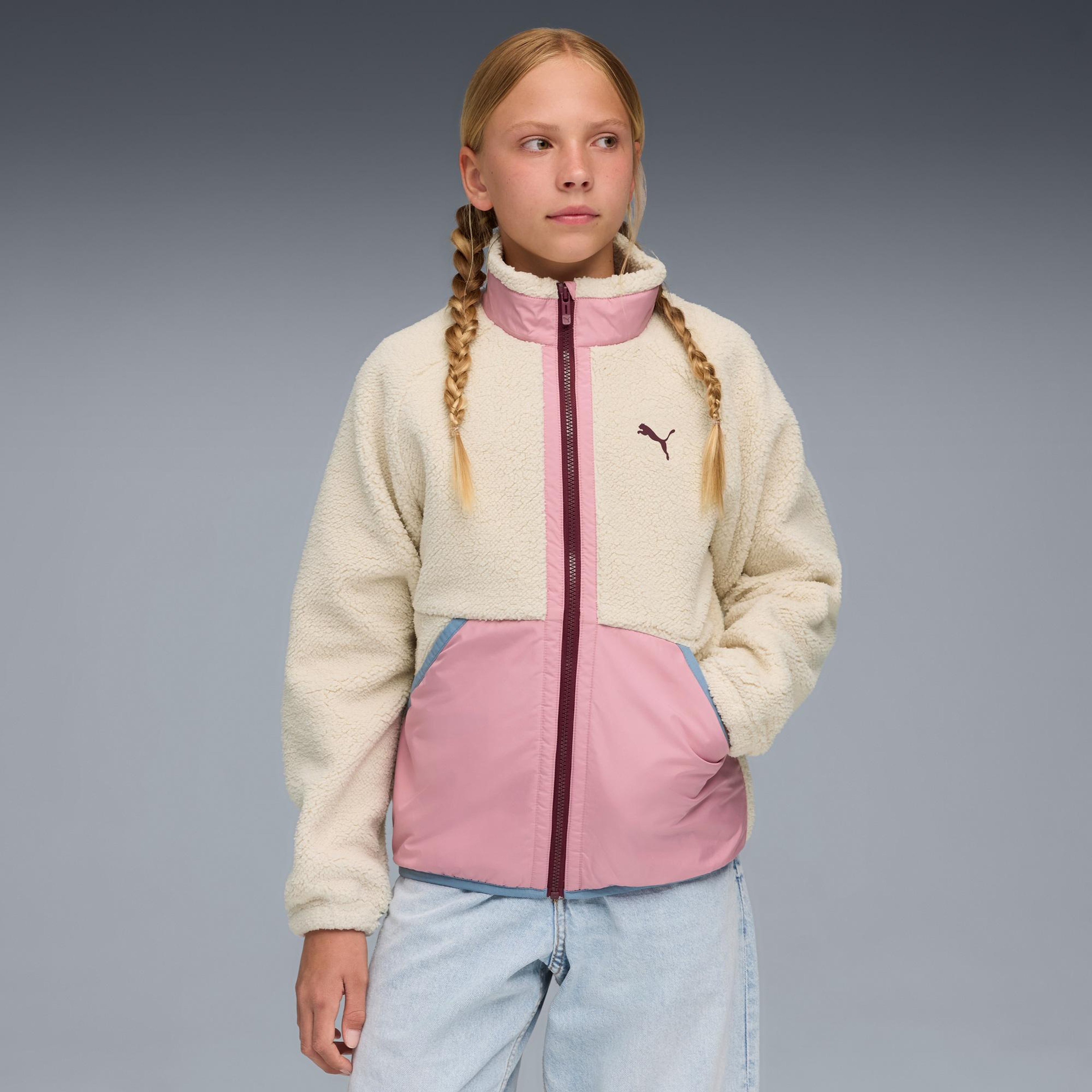 Puma Essential Animal Çocuk Krem Ceket