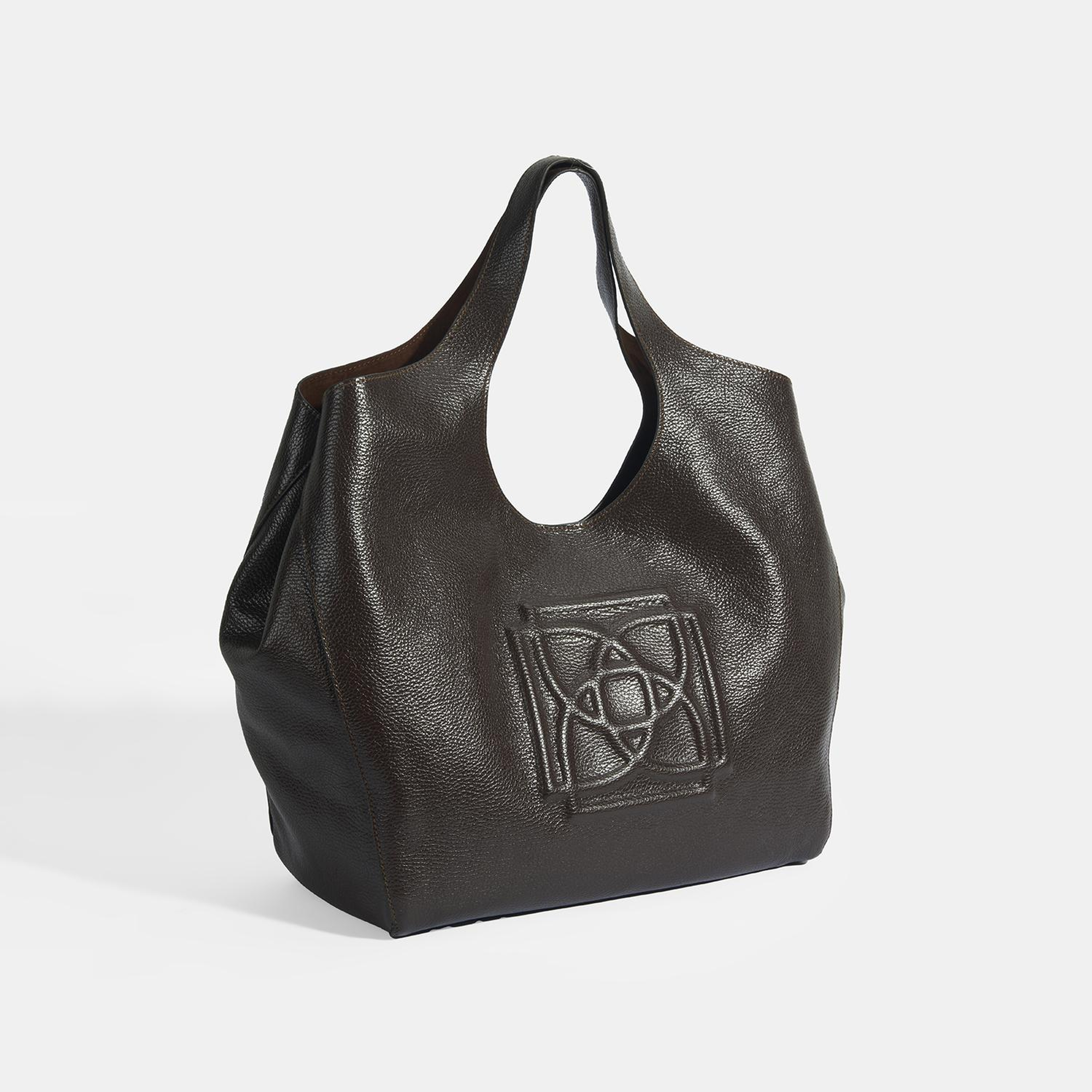 Kadın Kahve Deri Hobo Çanta