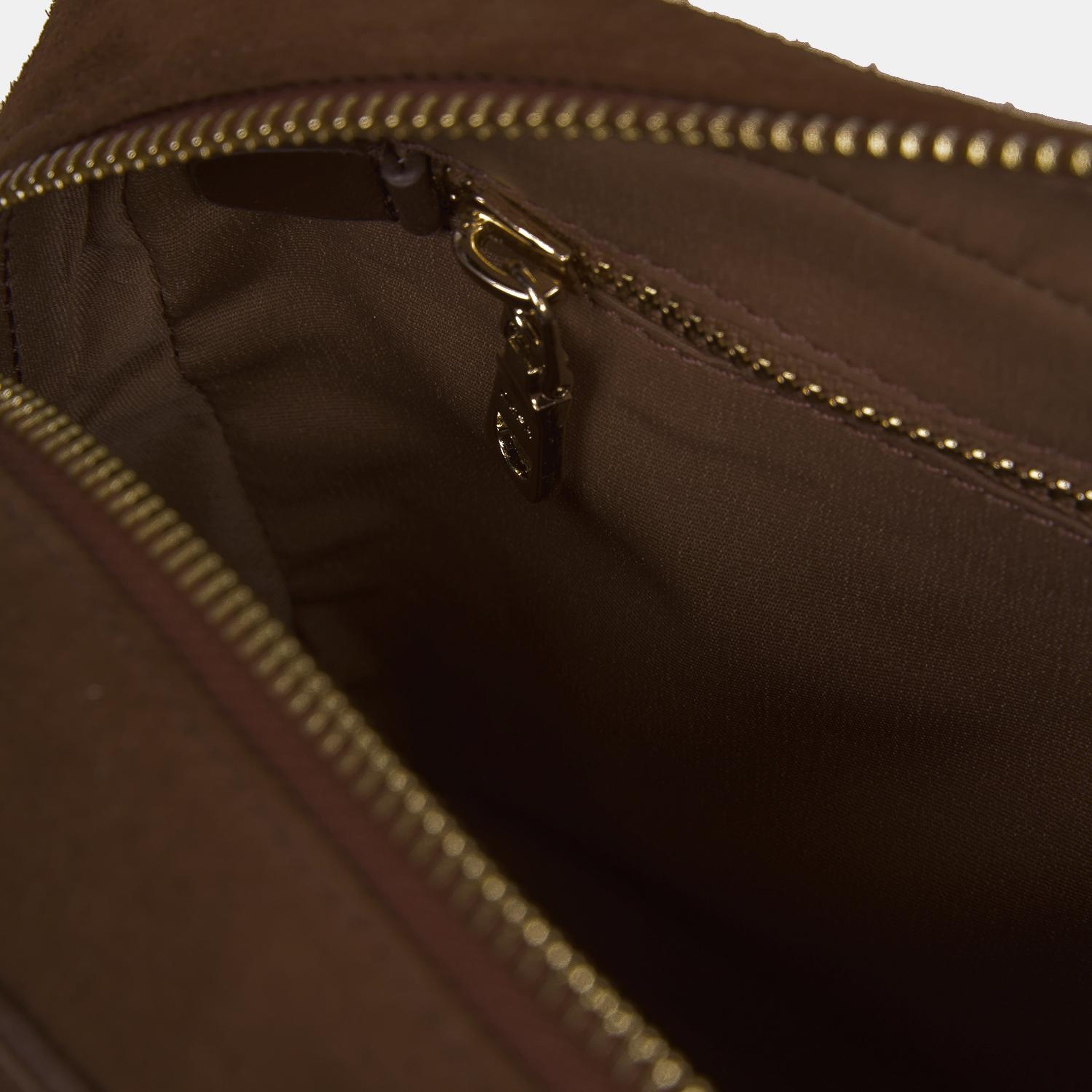 Kadın Acı Kahve Ayarlanabilir Omuz Askılı Süet Deri El Çantası