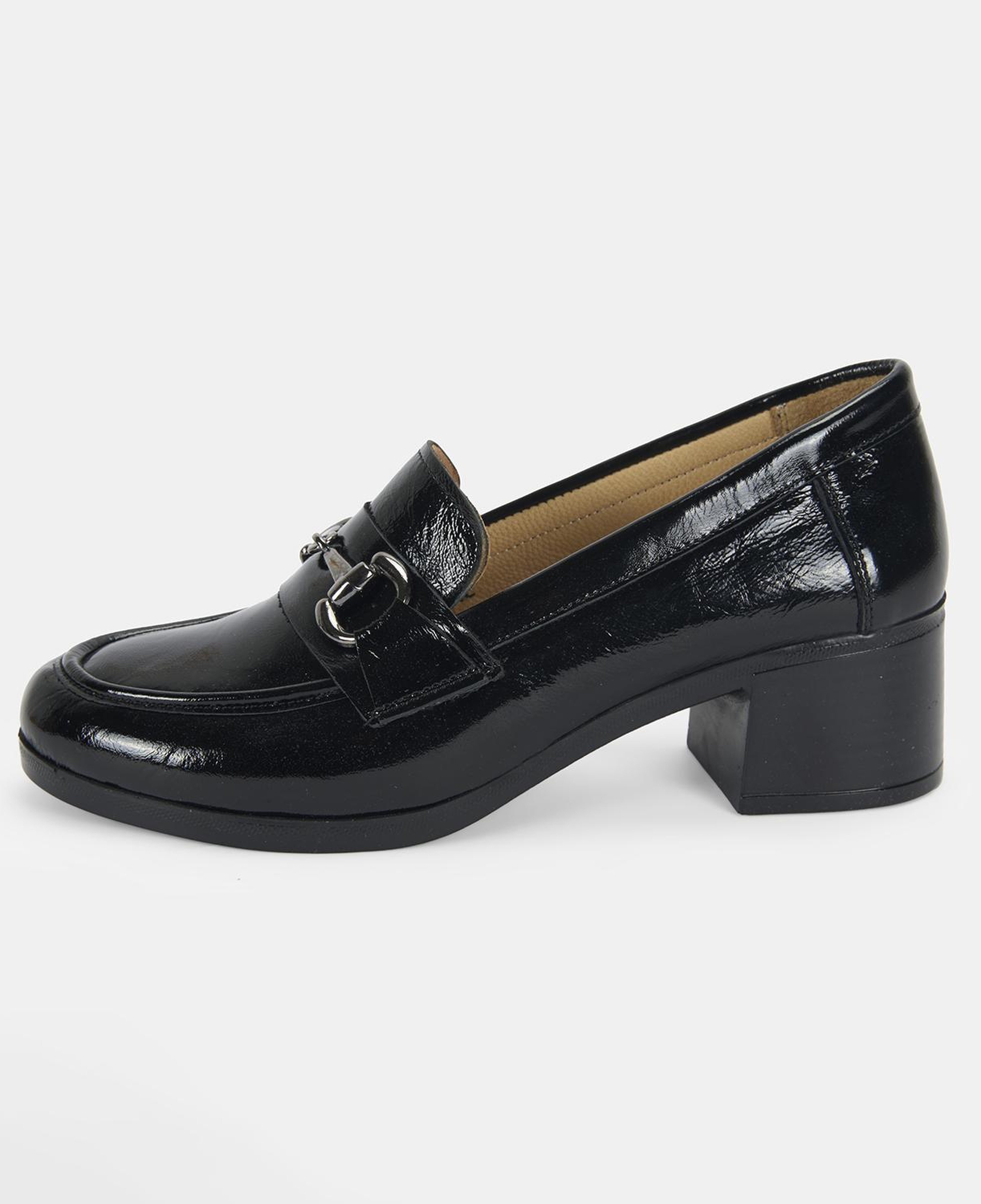 Kadın Siyah DesaComfort Rugan Topuklu Günlük Ayakkabı