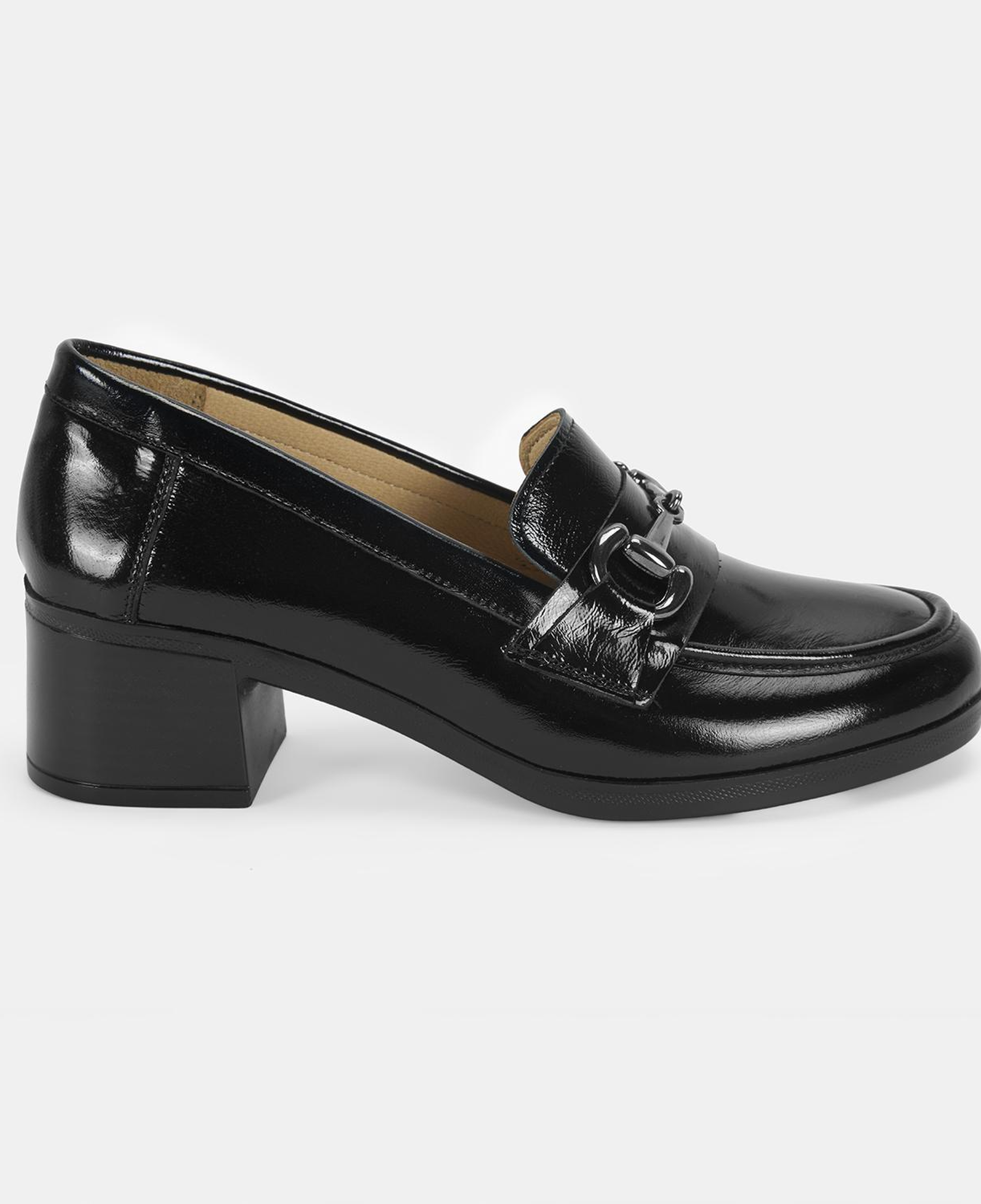 Kadın Siyah DesaComfort Rugan Topuklu Günlük Ayakkabı