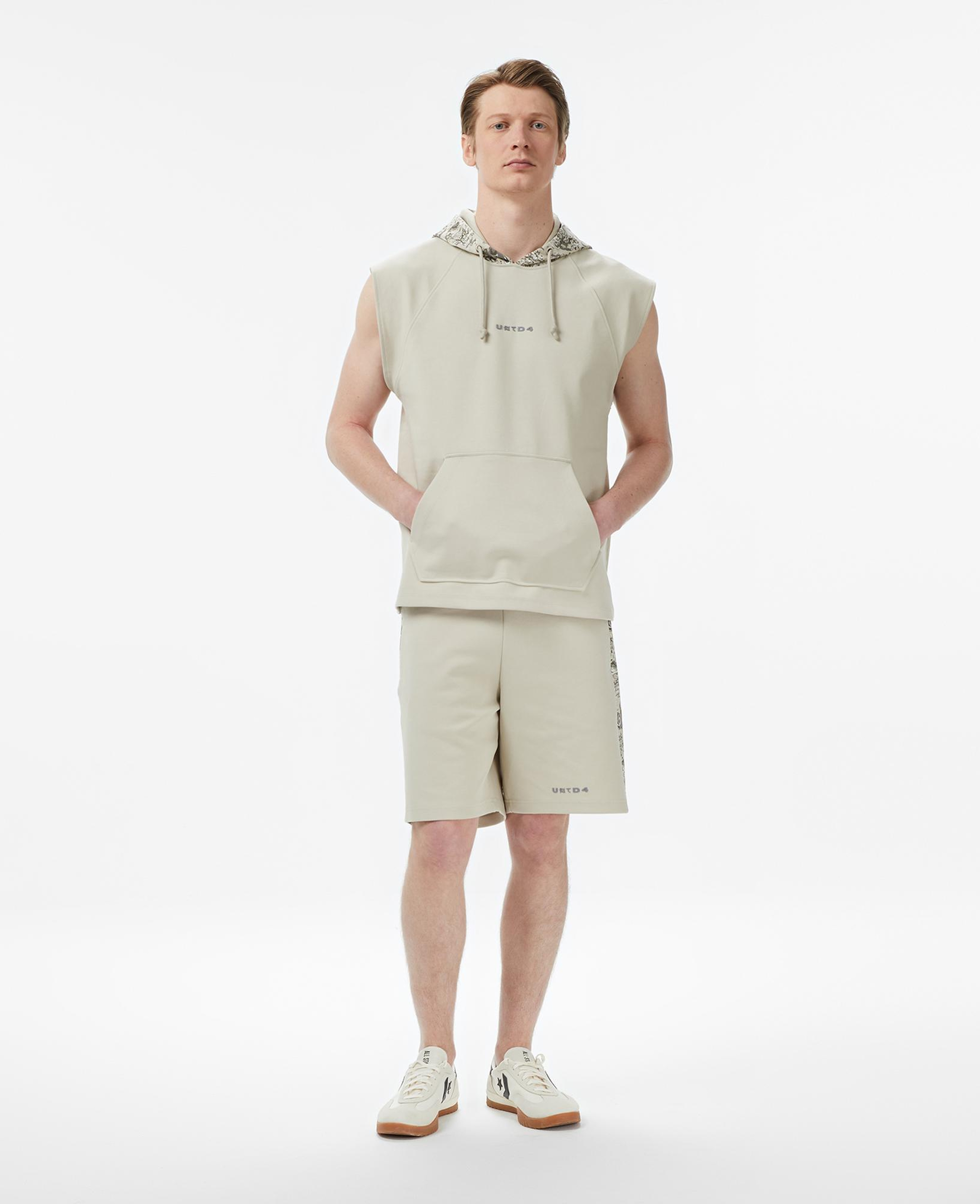 UNITED4 Comfort Fit Erkek Krem Sweatshirt