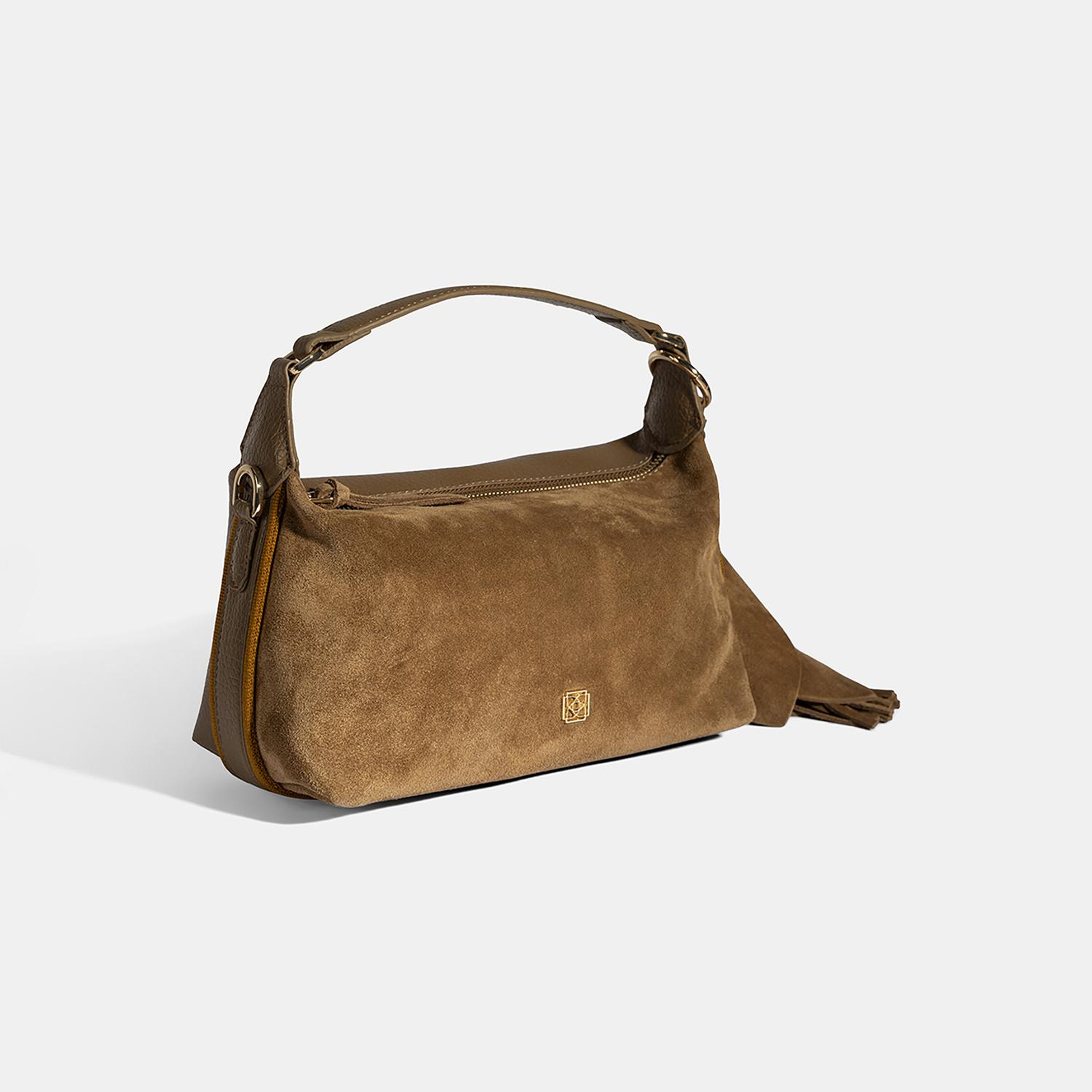 Kadın Vizon Püskül Aksesuarlı Omuz Askılı El Çantası