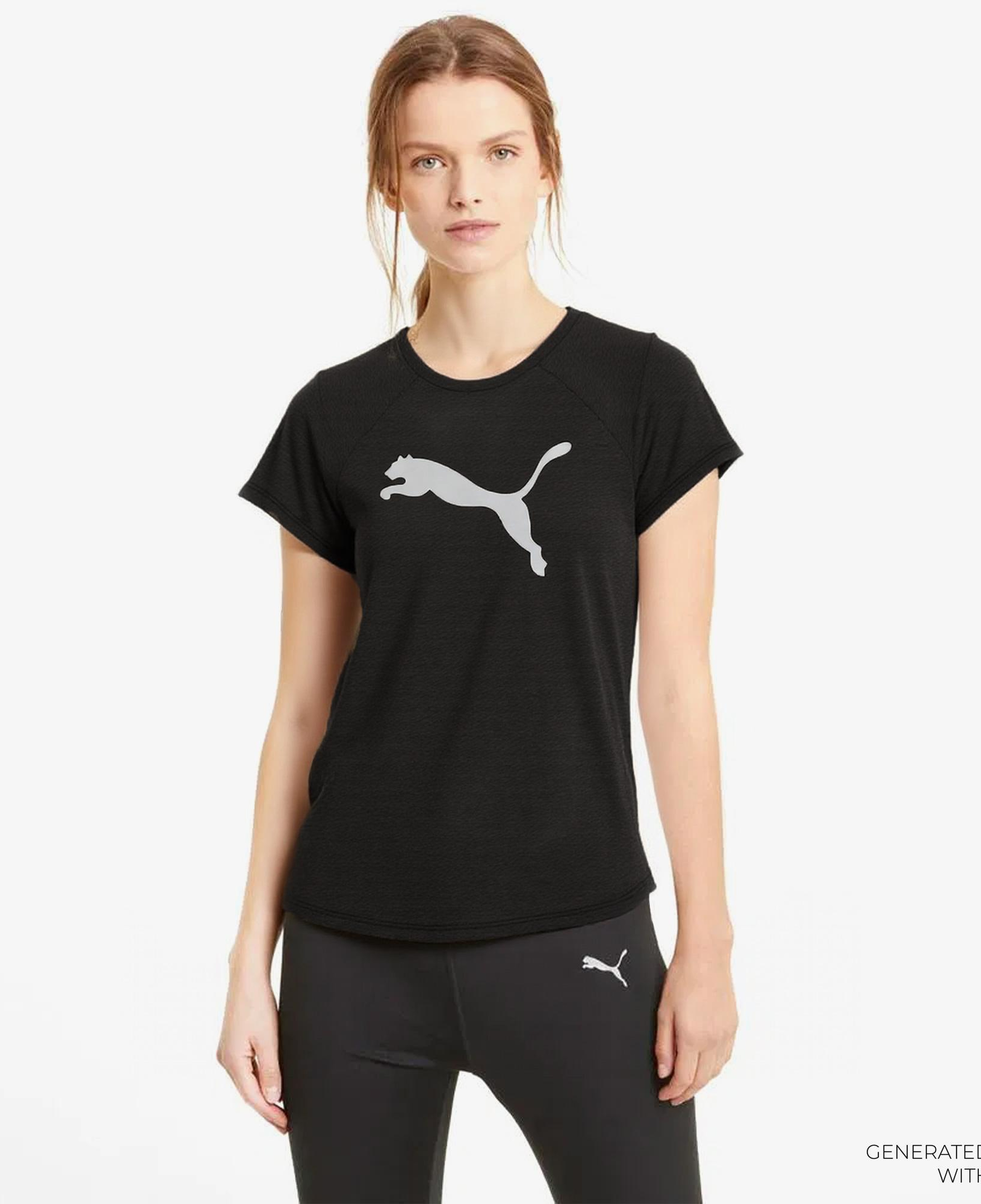 Puma Evostrıpe Graphic Kadın Siyah T-Shirt