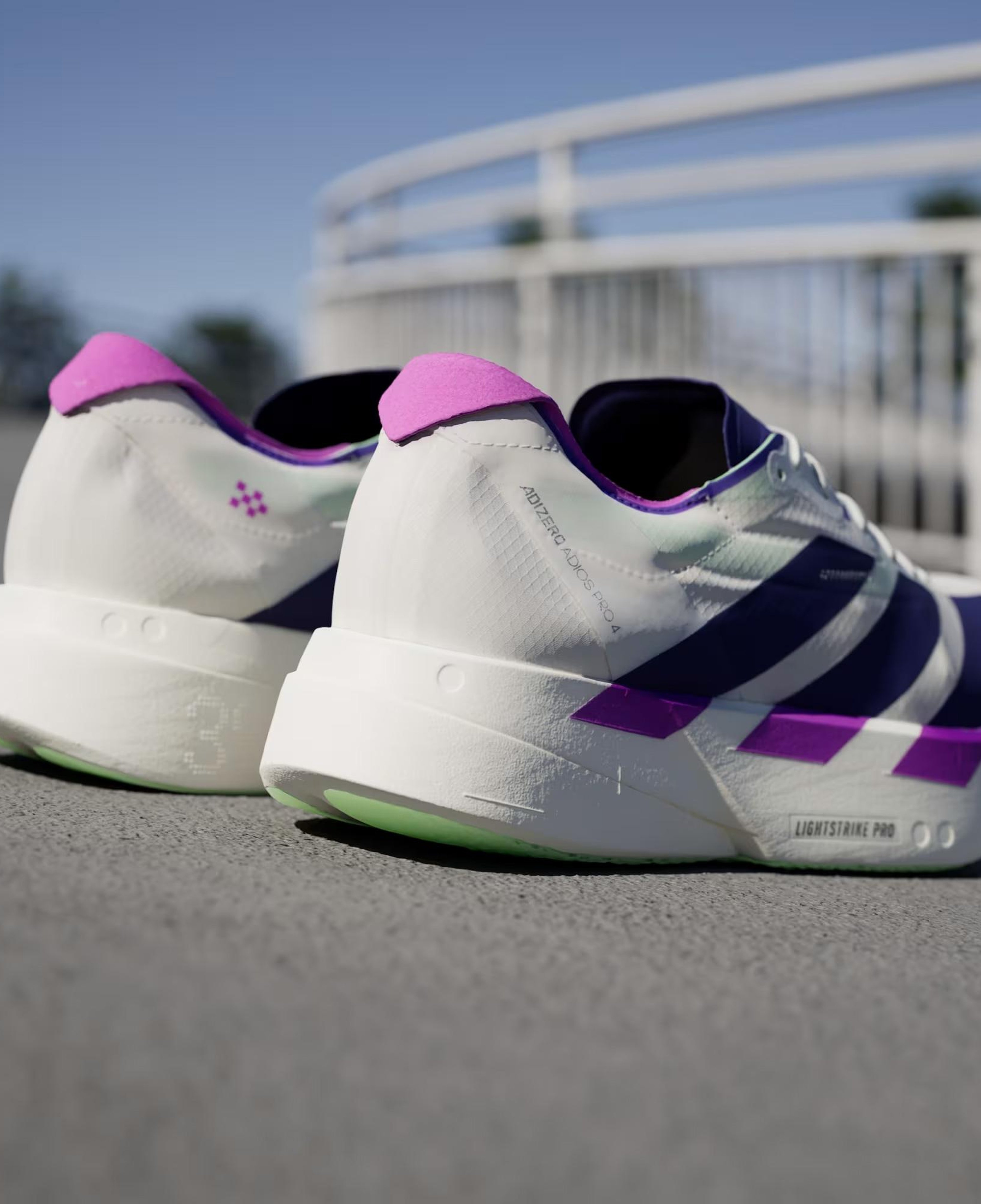 adidas Adizero Adios Pro 4 Unisex Beyaz Koşu Ayakkabısı