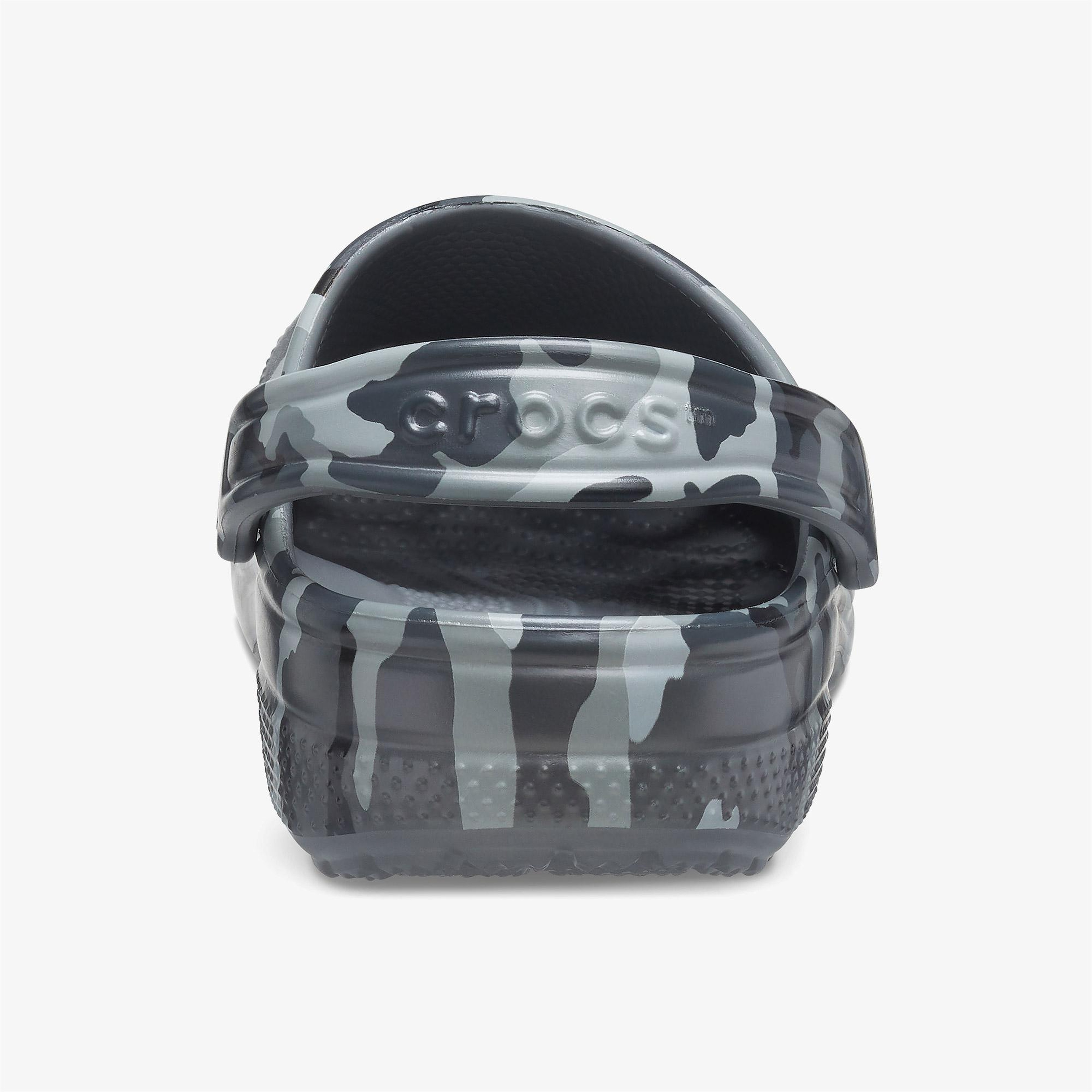 Crocs Classic Printed Camo Clog Erkek Gri Terlik