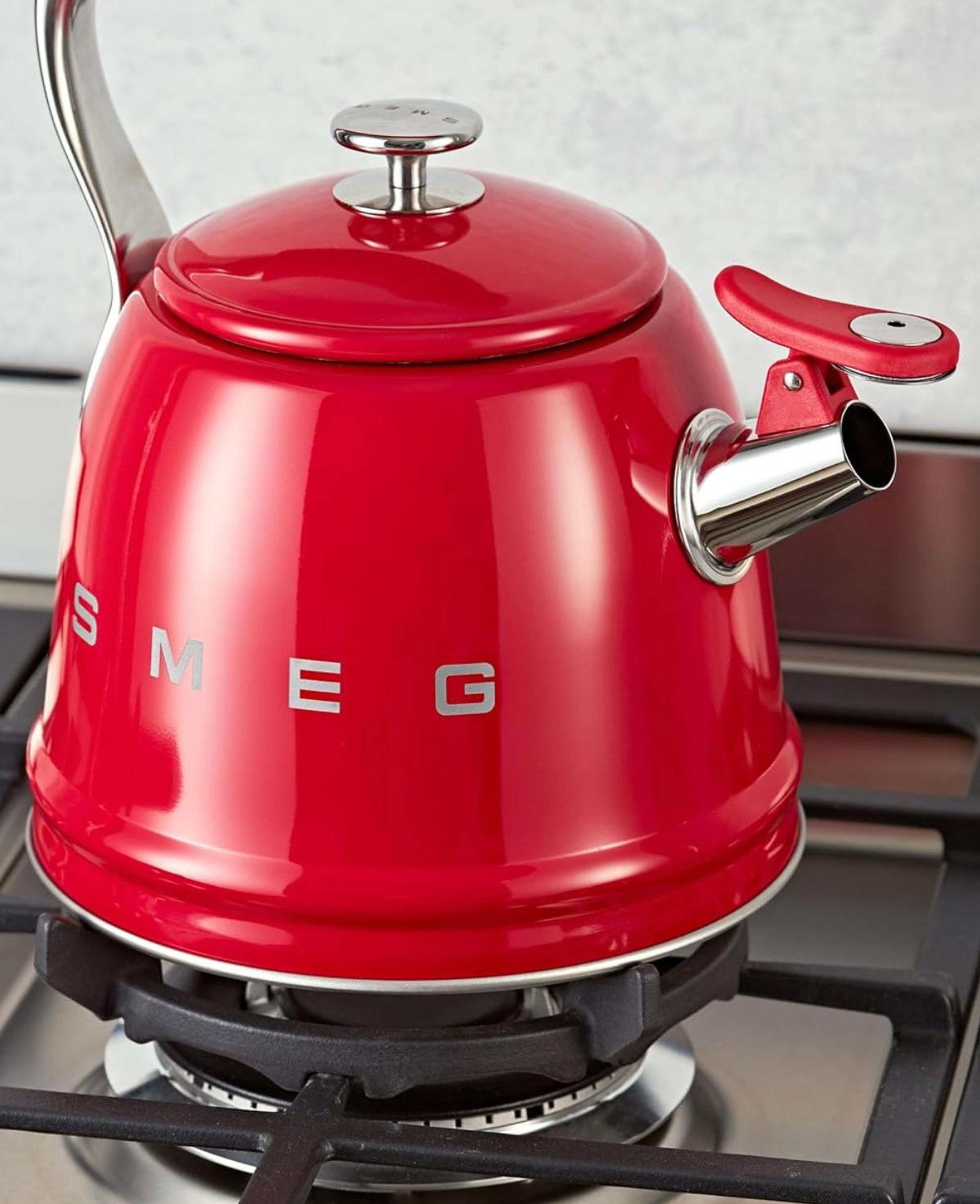 Smeg 50's Style Retro Kırmızı Kettle Cklw2001rd