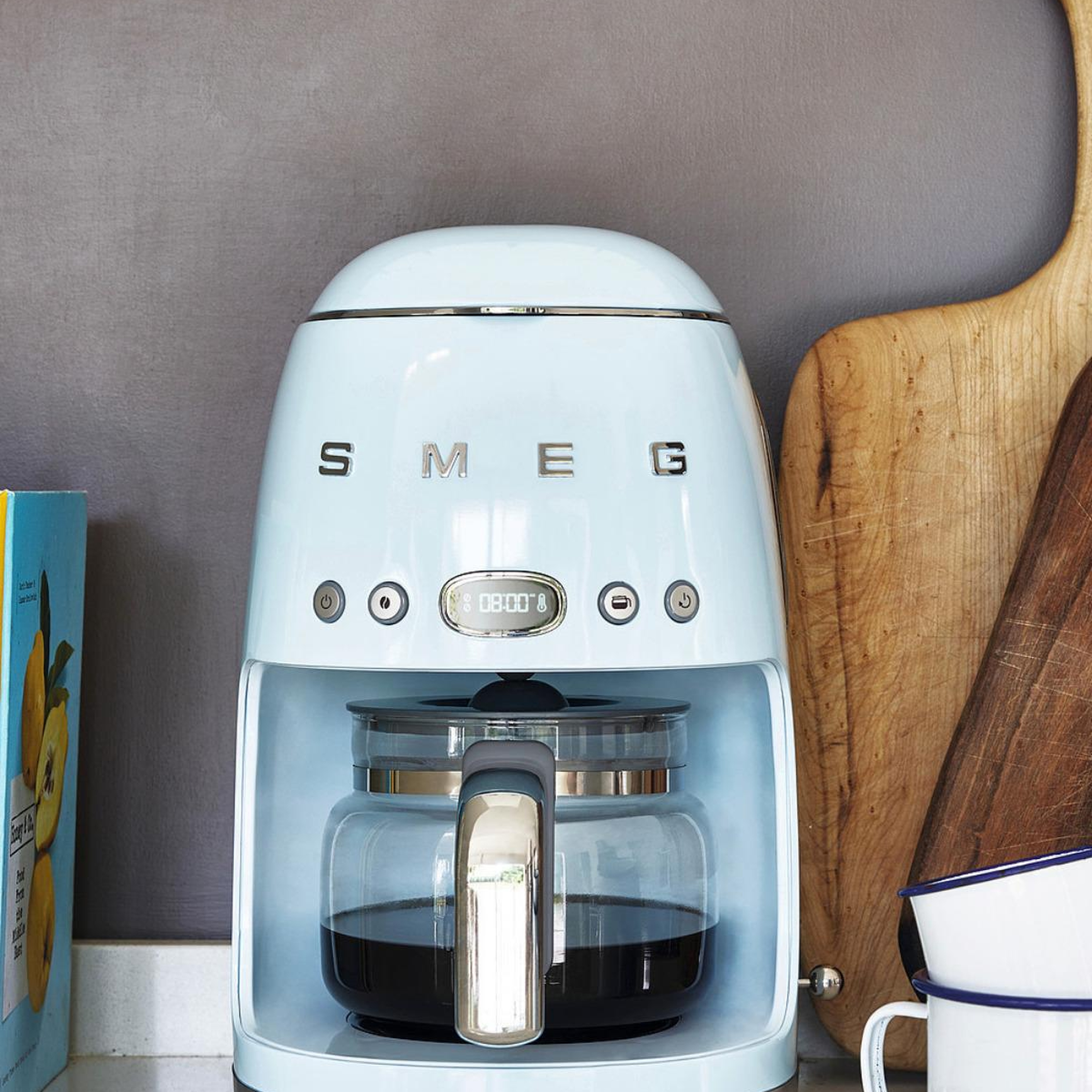 Smeg 50's Style Retro Pastel Mavi Filtre Kahve Makinesi Dcf02pbeu