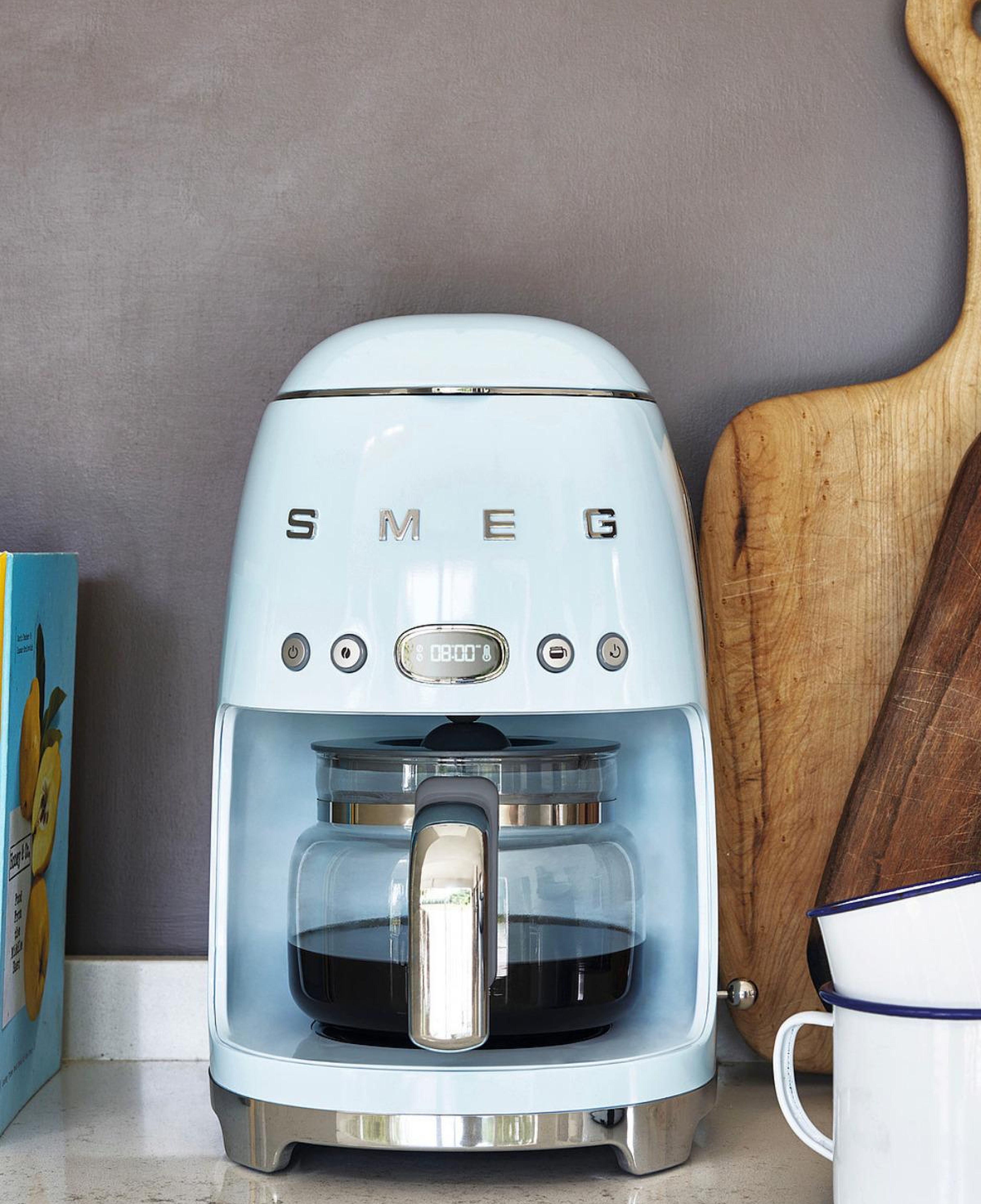 Smeg 50's Style Retro Pastel Mavi Filtre Kahve Makinesi Dcf02pbeu