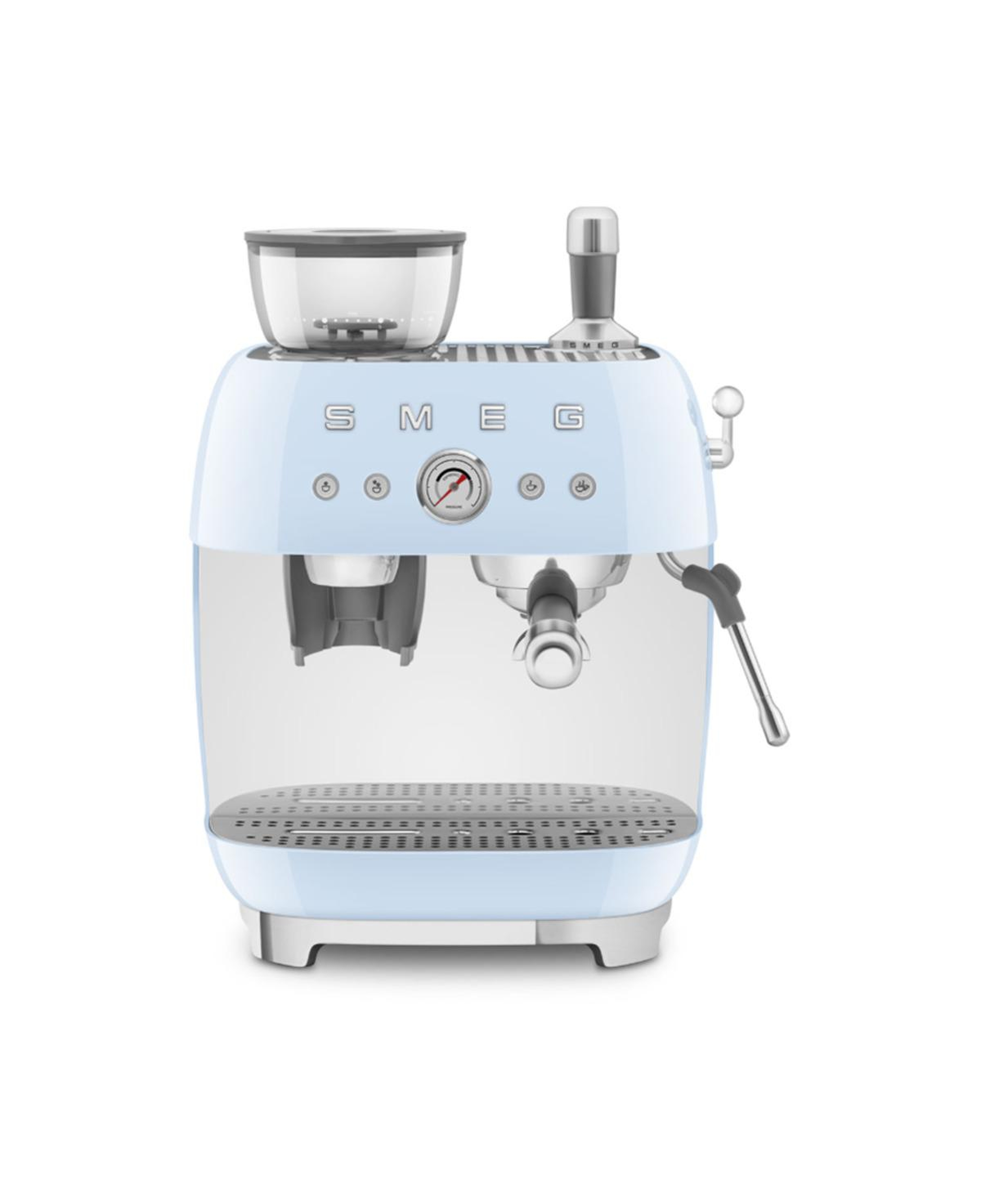 Smeg Pastel Mavi Öğütücülü Espresso Kahve Makinesi Egf03pbeu