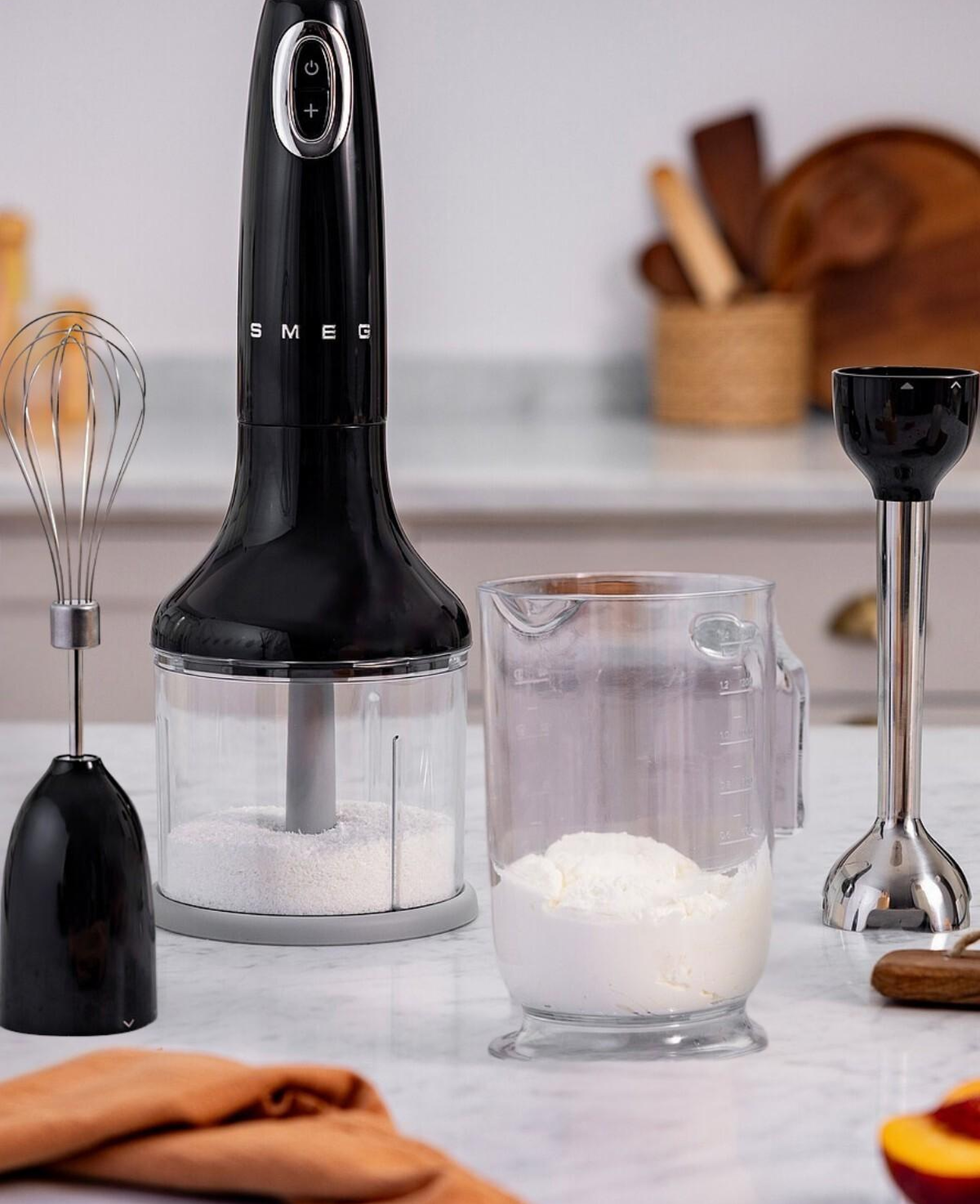 Smeg 50'S Style Tritan™ Renew Siyah El Blender Seti HBF03BLEU