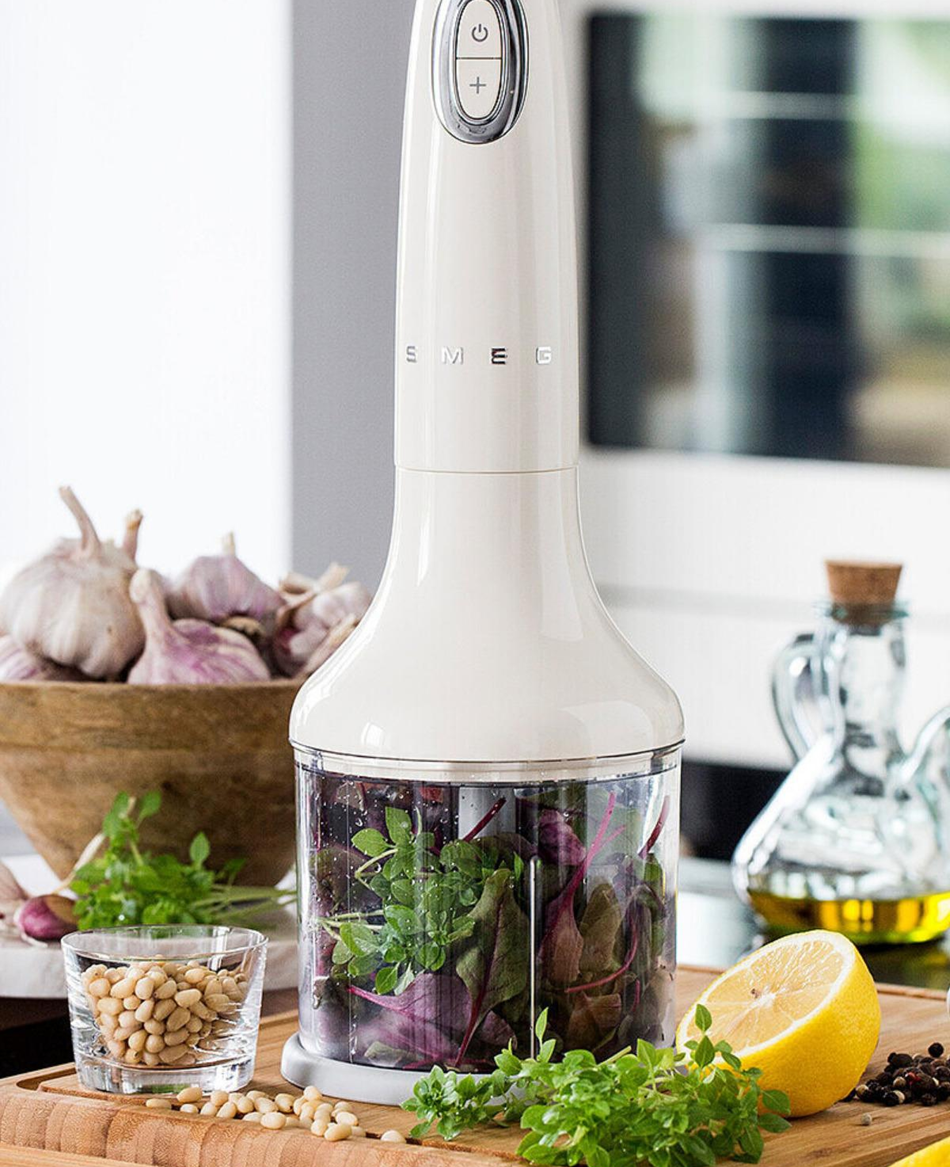 Smeg 50's Style Beyaz El Blender Seti hbf03wheu