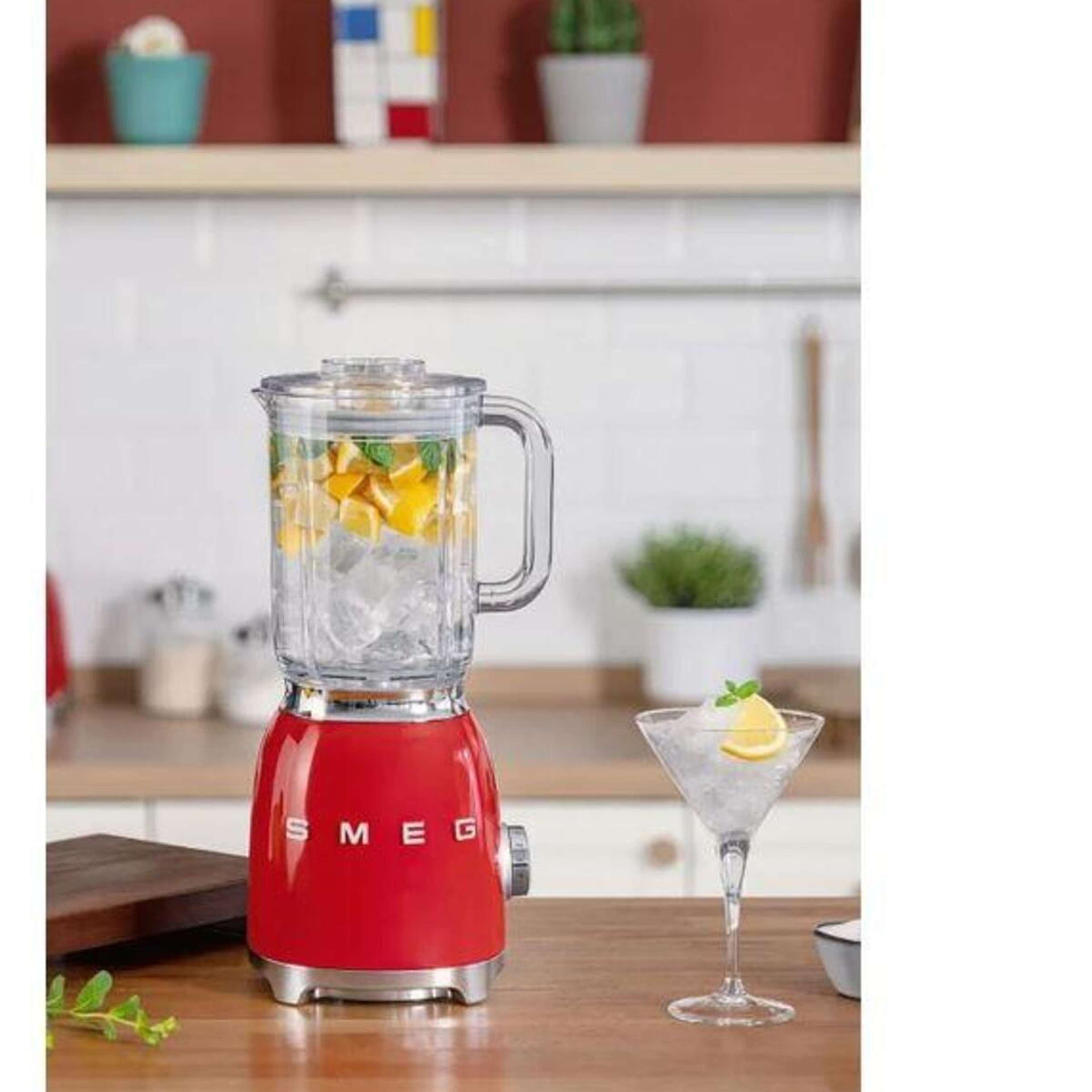 Smeg 50's Style Retro Kırmızı Smoothie Blender Blf03rdeu