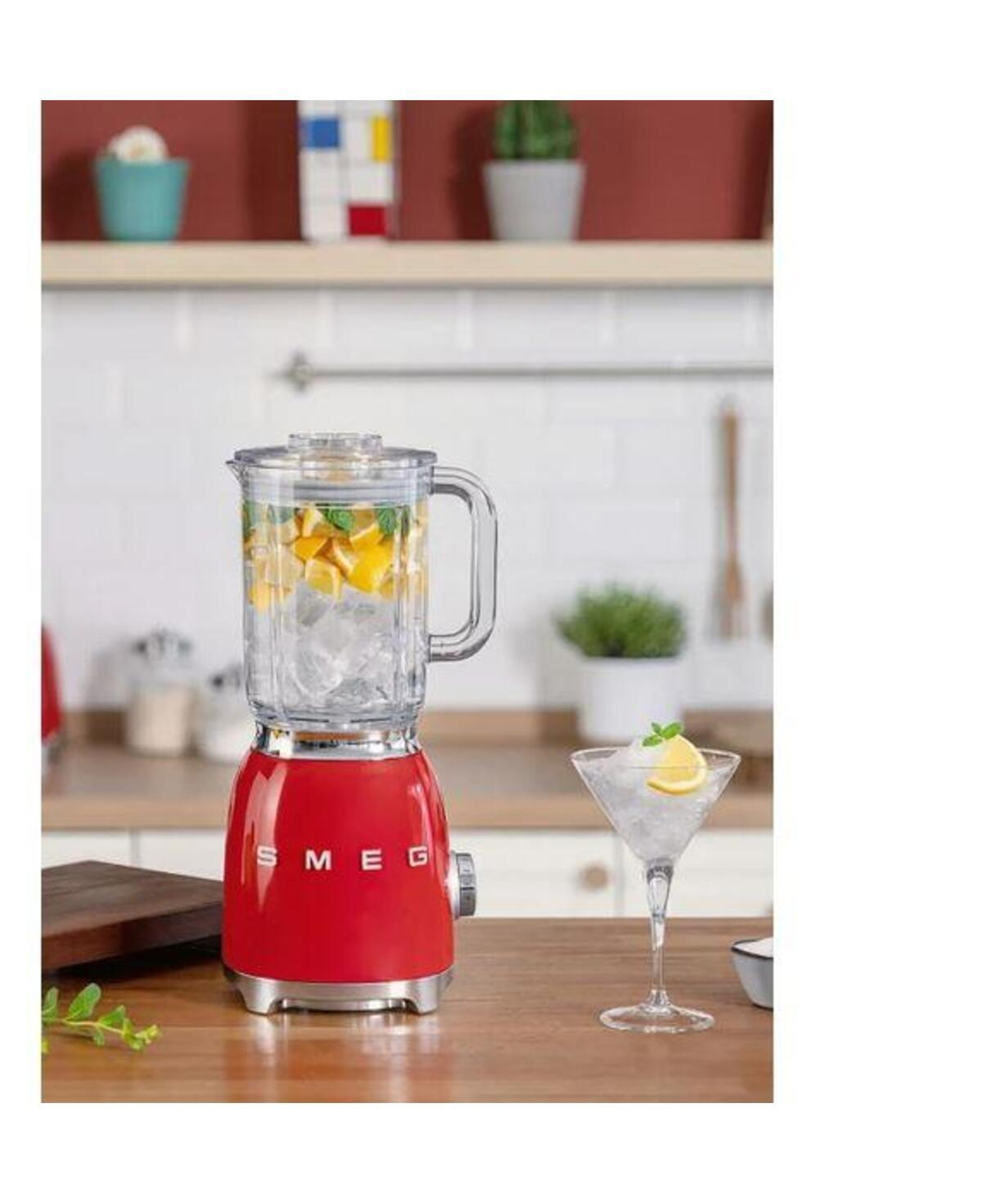 Smeg 50's Style Retro Kırmızı Smoothie Blender Blf03rdeu