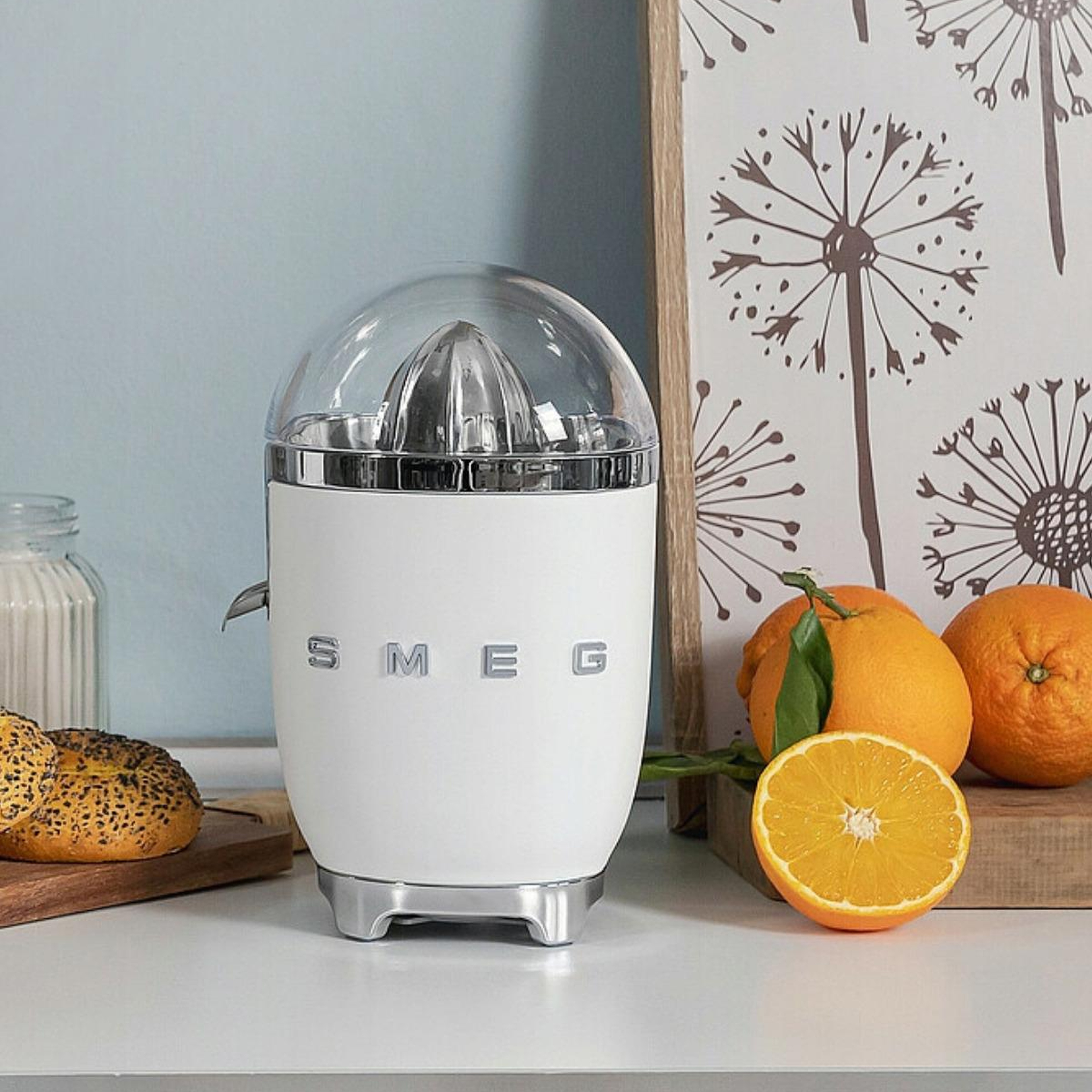 Smeg 50's Style Retro Beyaz Narenciye Sıkacağı Cjf11wheu