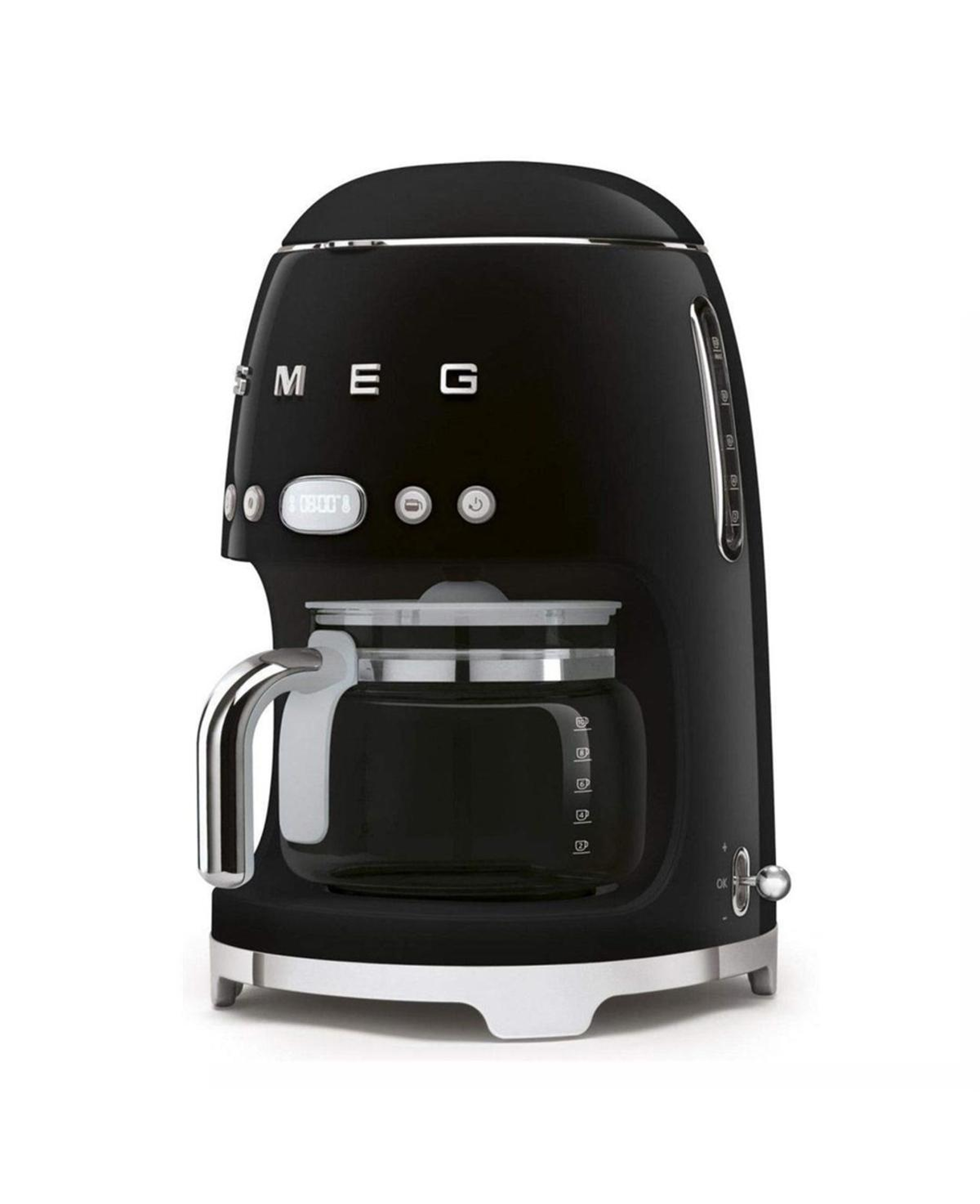 Smeg 50'S Style Retro Siyah Filtre Kahve Makinesi