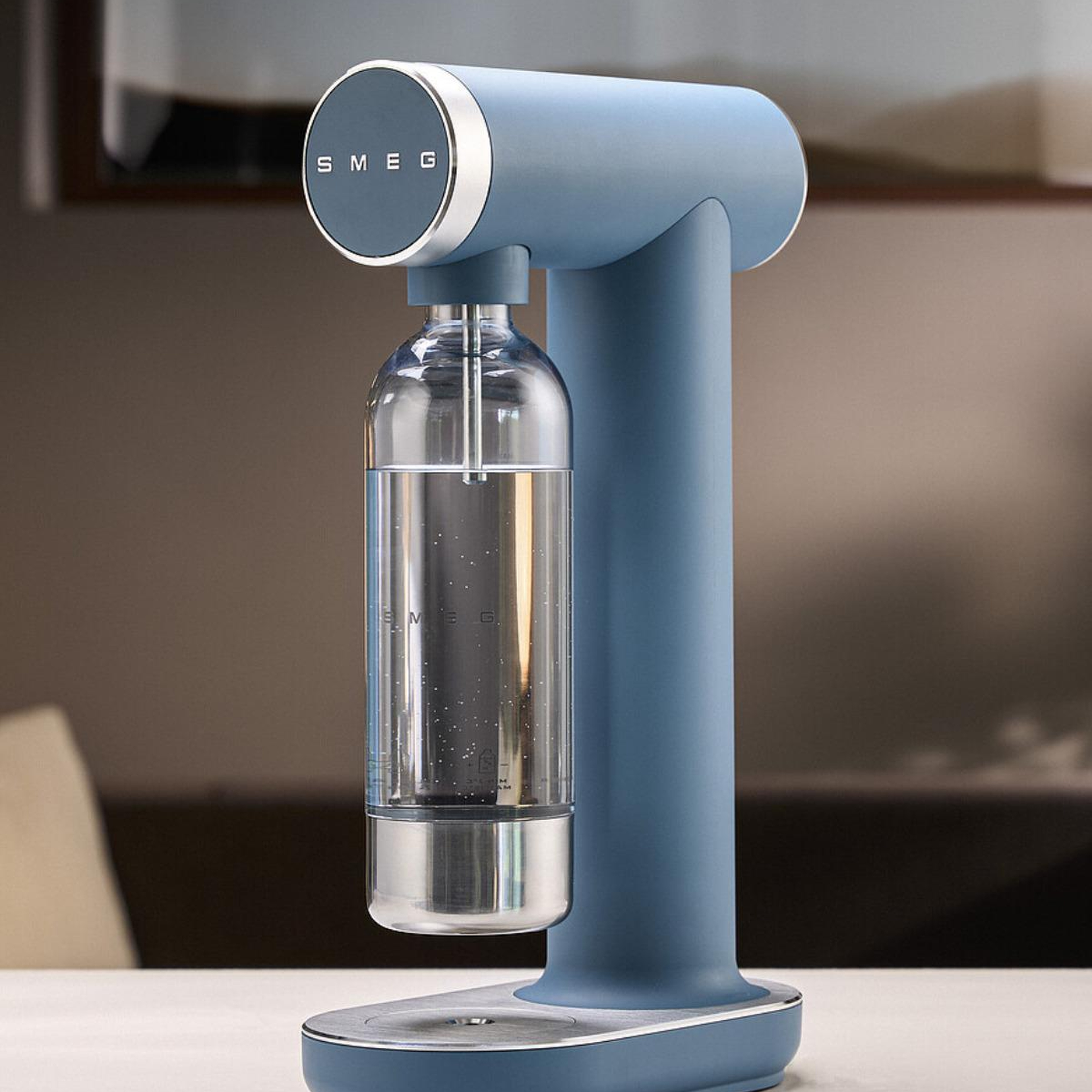 Smeg Soda Makinesi Tritan™ Renew Mat Fırtına Mavisi