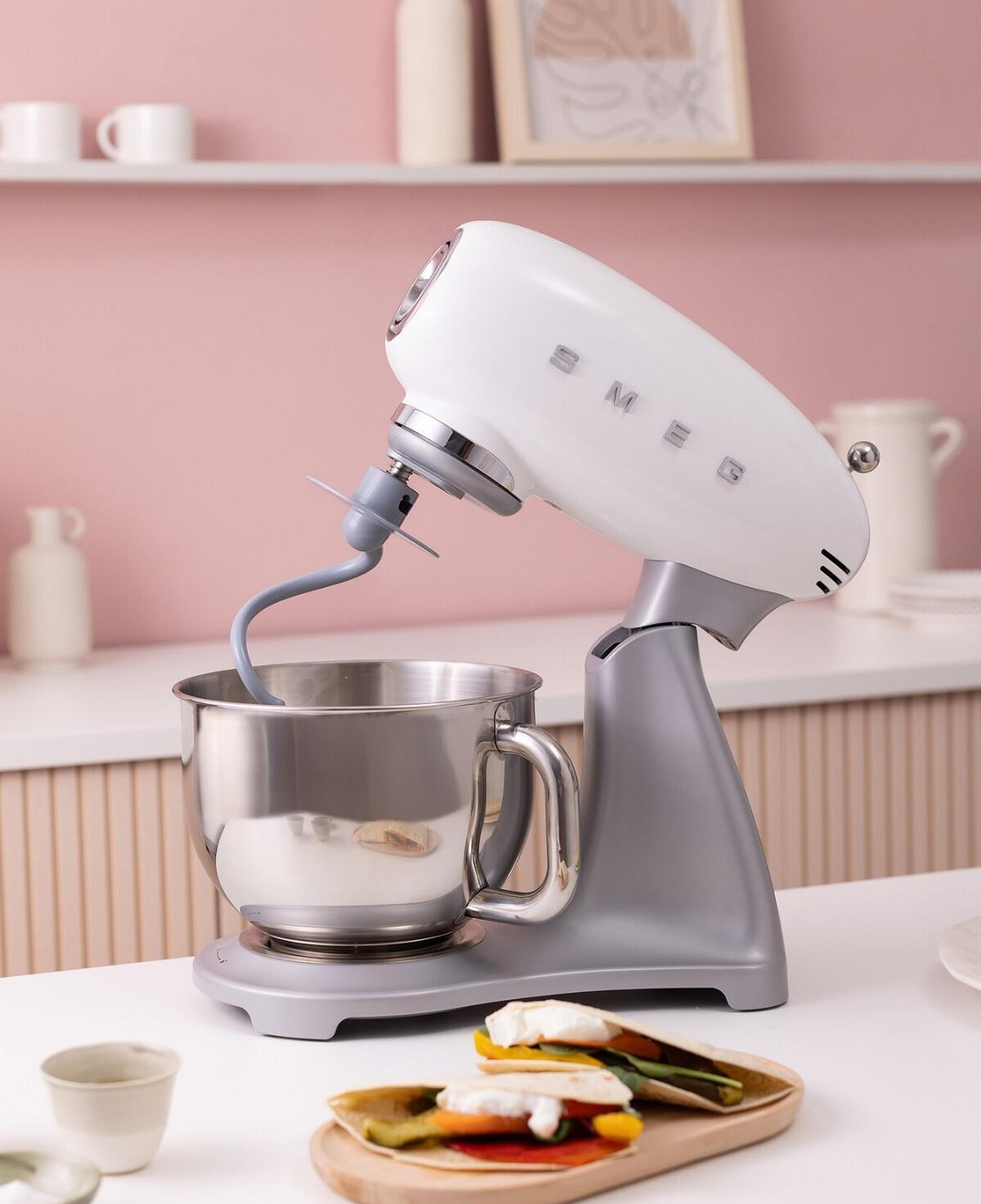 Smeg 50's Style Steady-Mix 4,8 L SMF04 Stand Mikser Mutfak Şefi