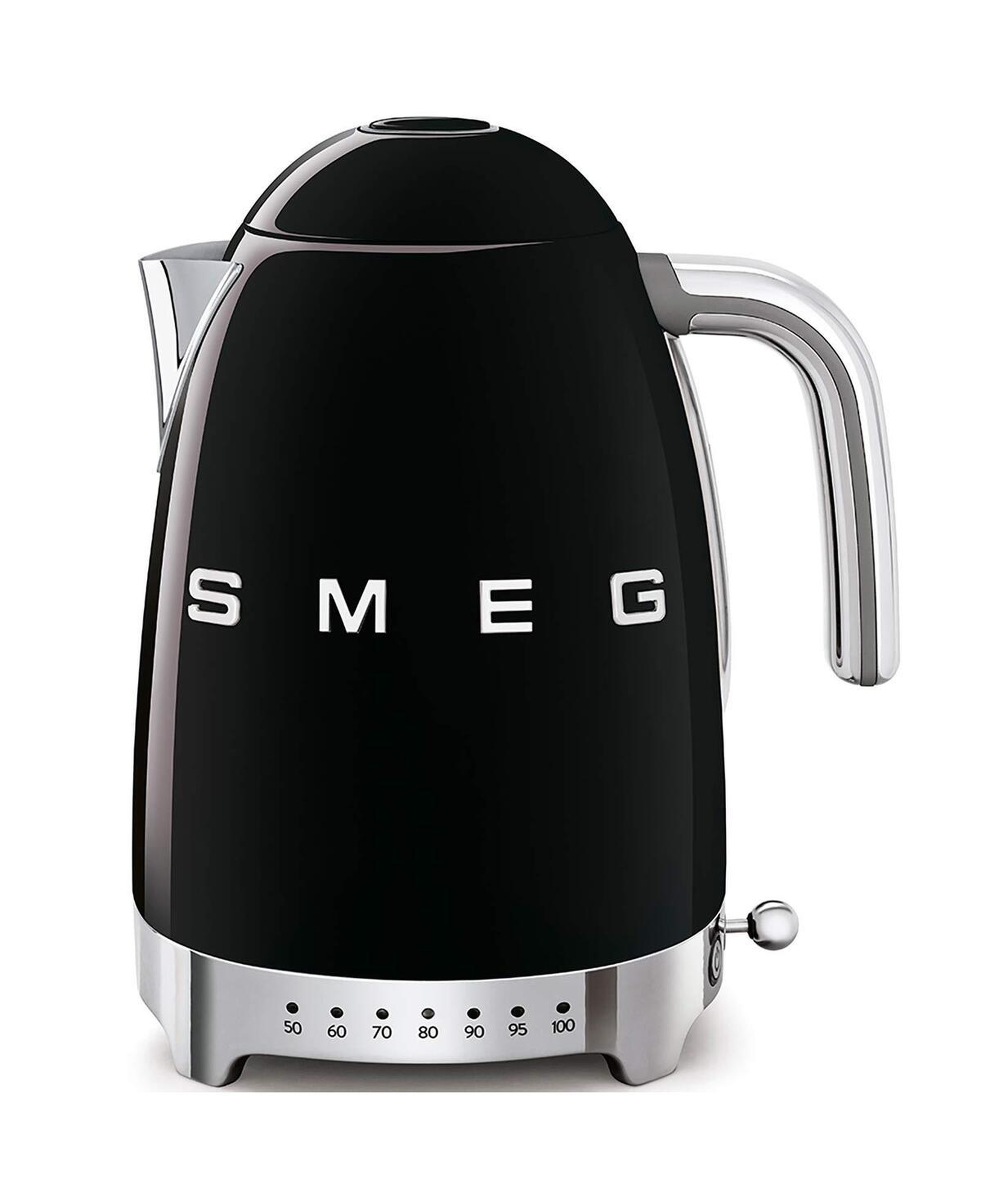 Smeg 50's Style Retro Siyah Isı Ayarlı Kettle Klf04bleu