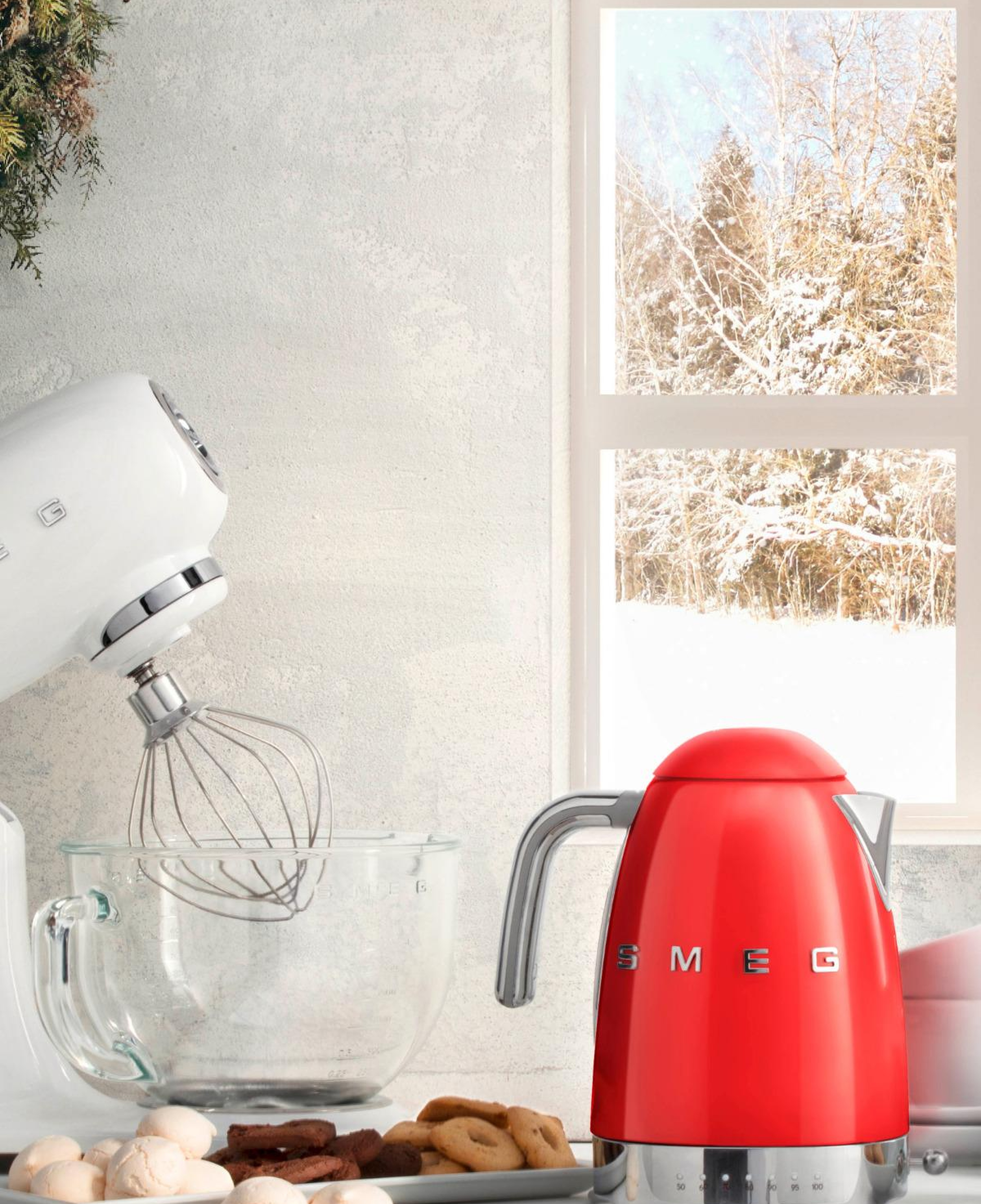 Smeg 50’s Style Kırmızı Retro Kettle Klf04rdeu