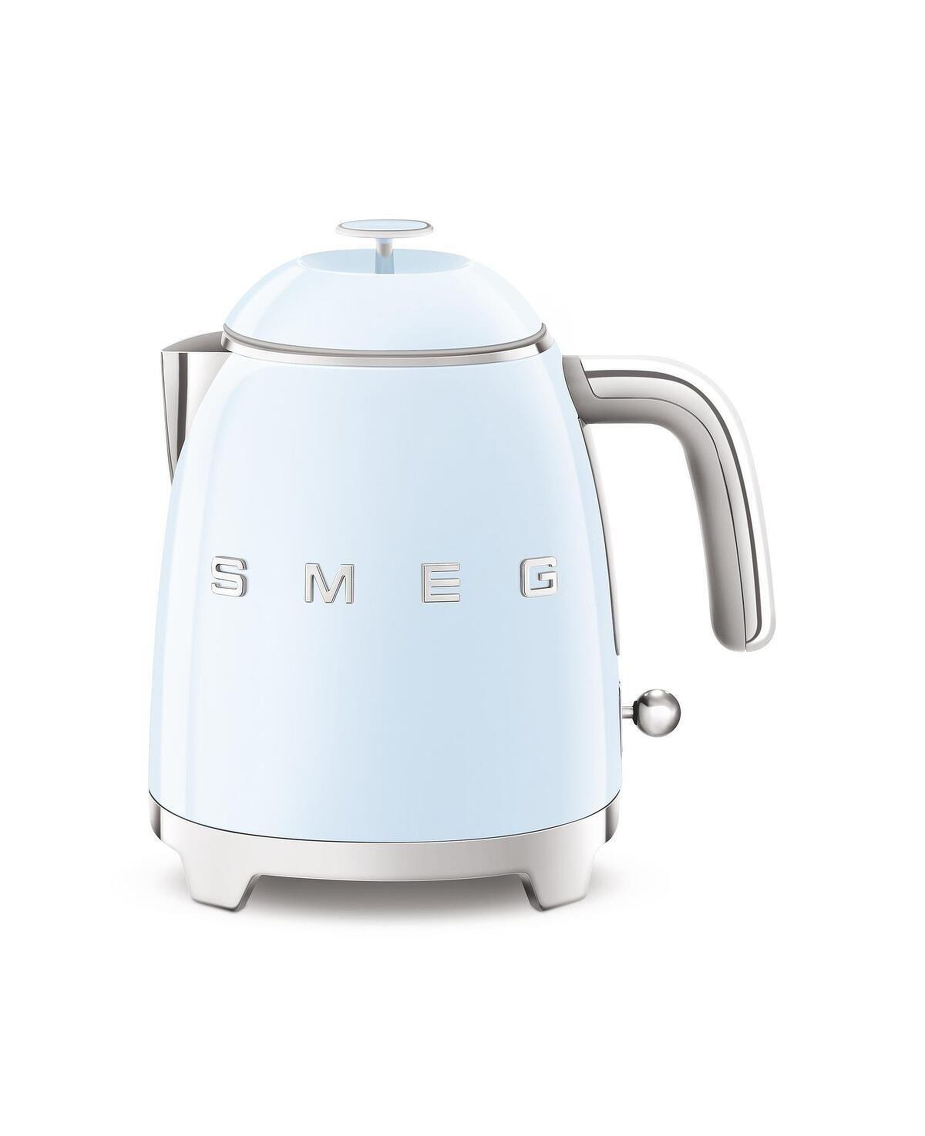 Smeg 50's Style Klf05pbeu Retro 0.8 Lt Mini Kettle Pastel Mavi