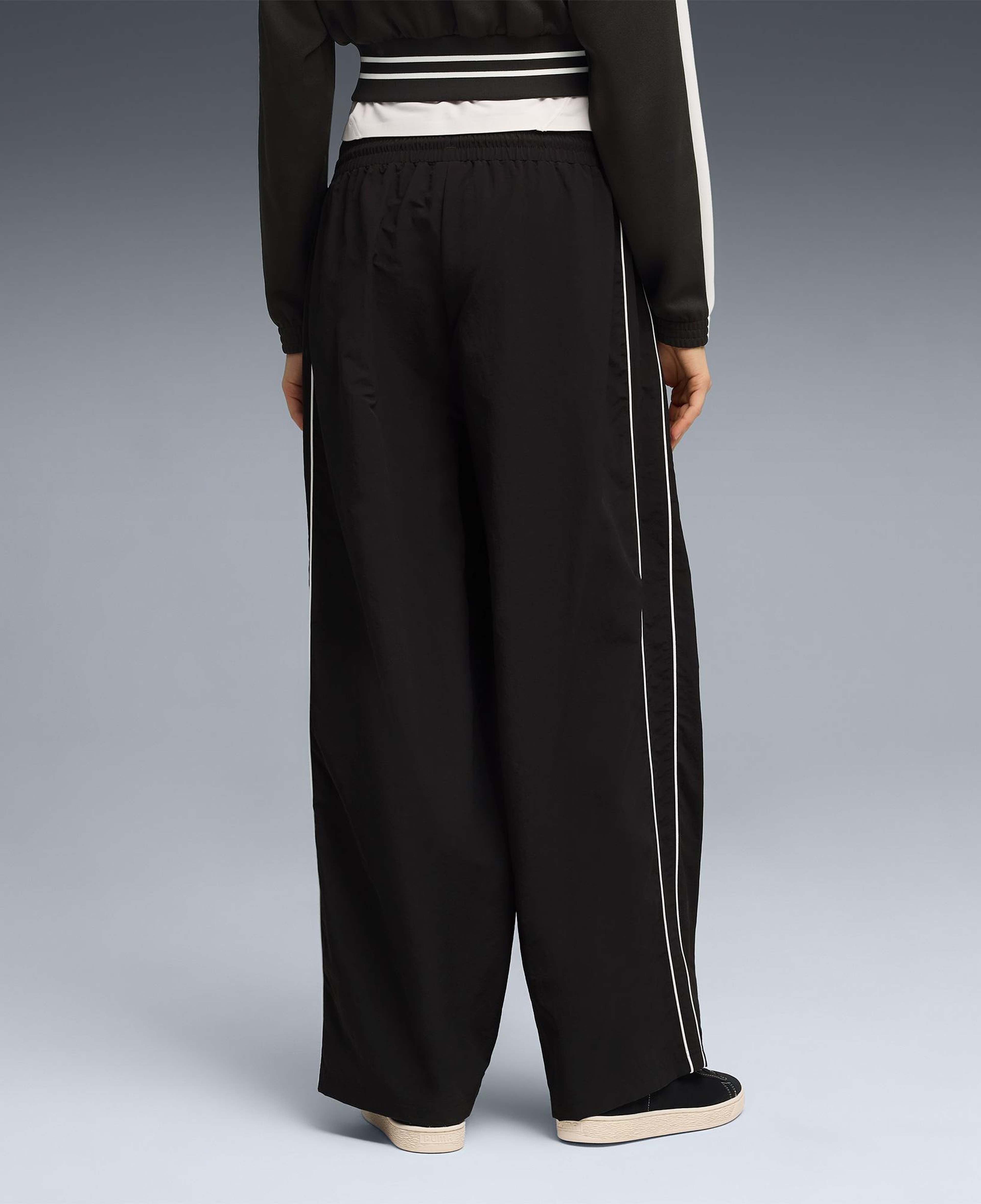 Puma T7 Woven Track Kadın Siyah Pantolon