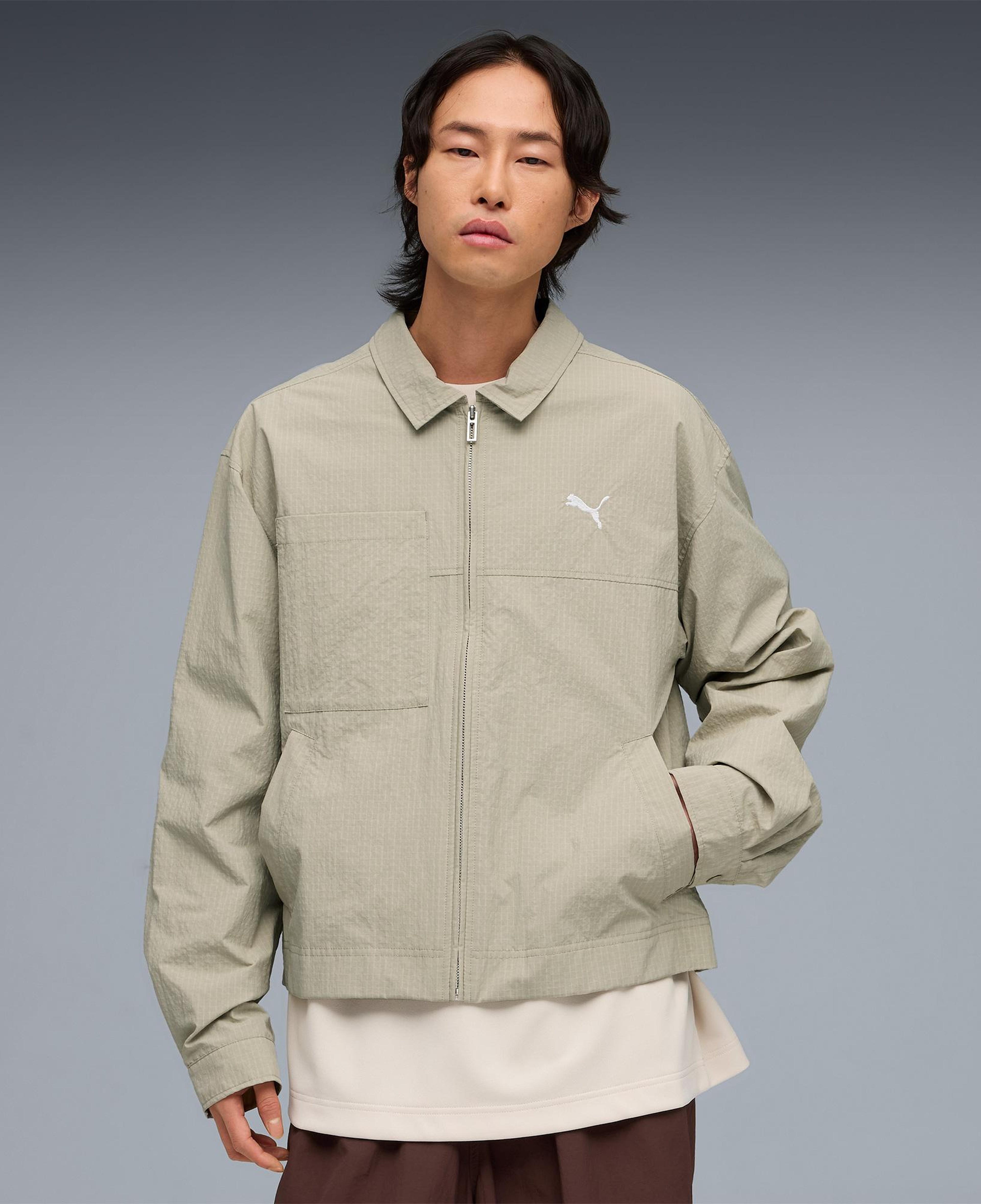 Puma Chore Erkek Gri Ceket