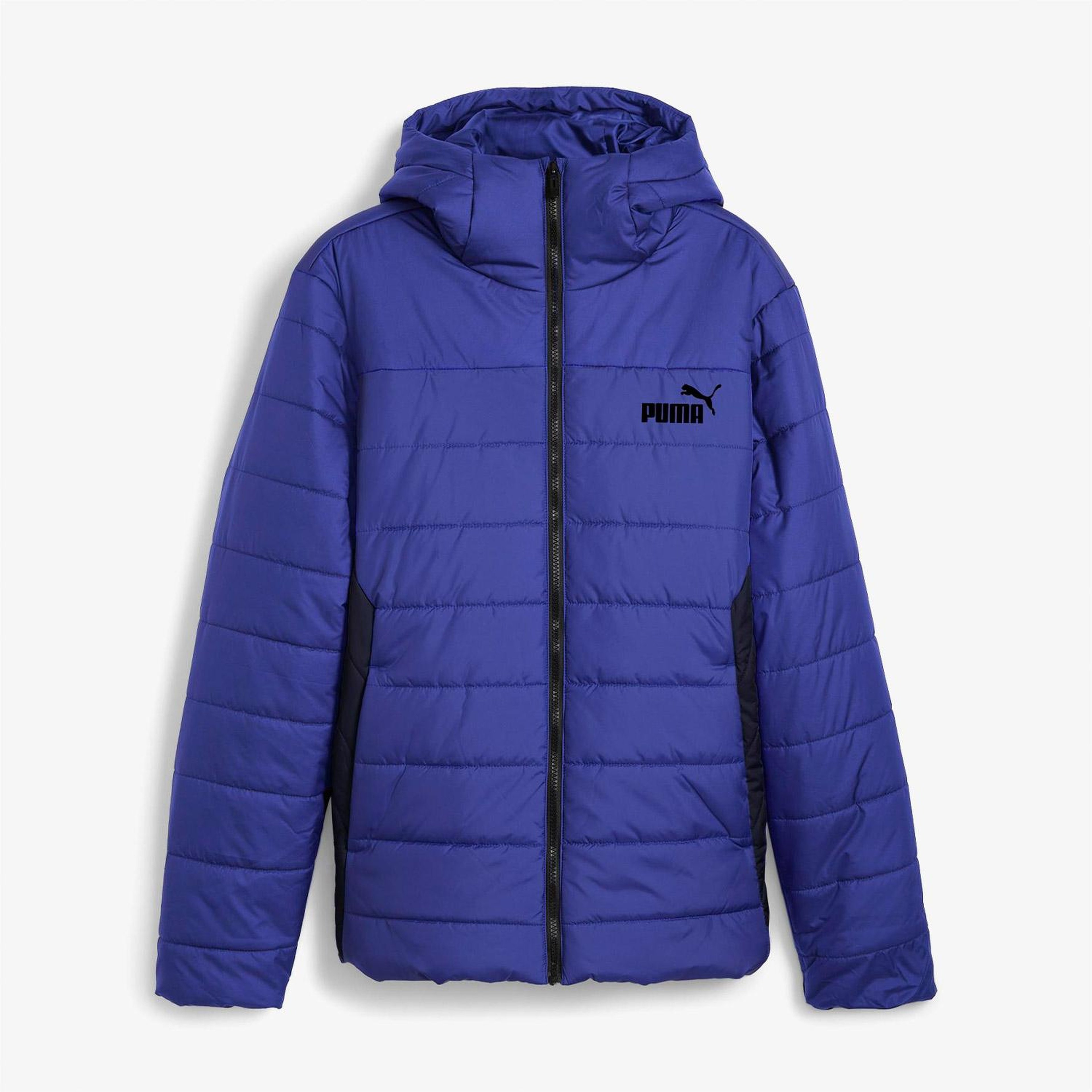 Puma Essentials+ Padded Erkek Mavi Outdoor Mont
