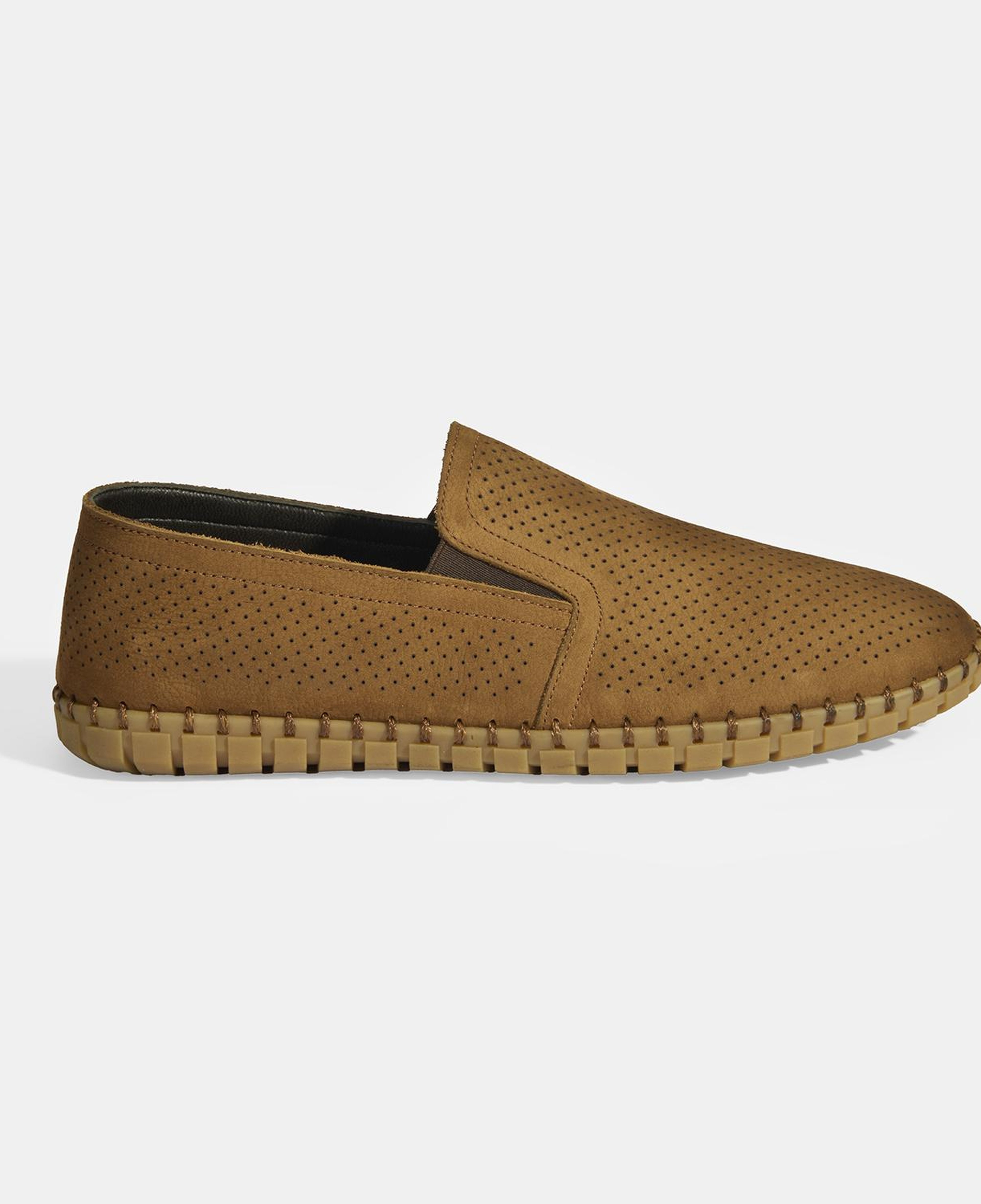 Dislina Taba Erkek Deri Slip-On Günlük Ayakkabı