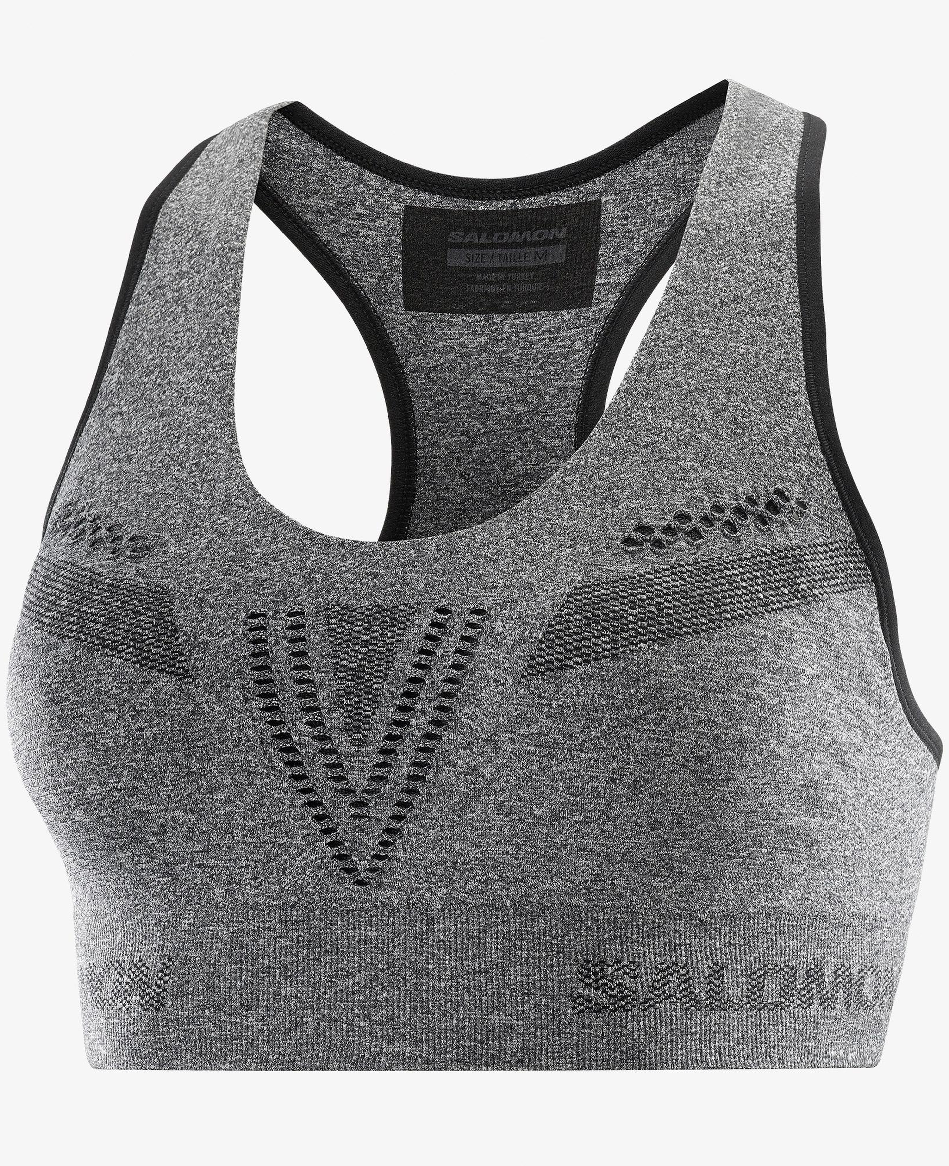 Salomon Elevate Move On Kadın Gri Antrenman Bra