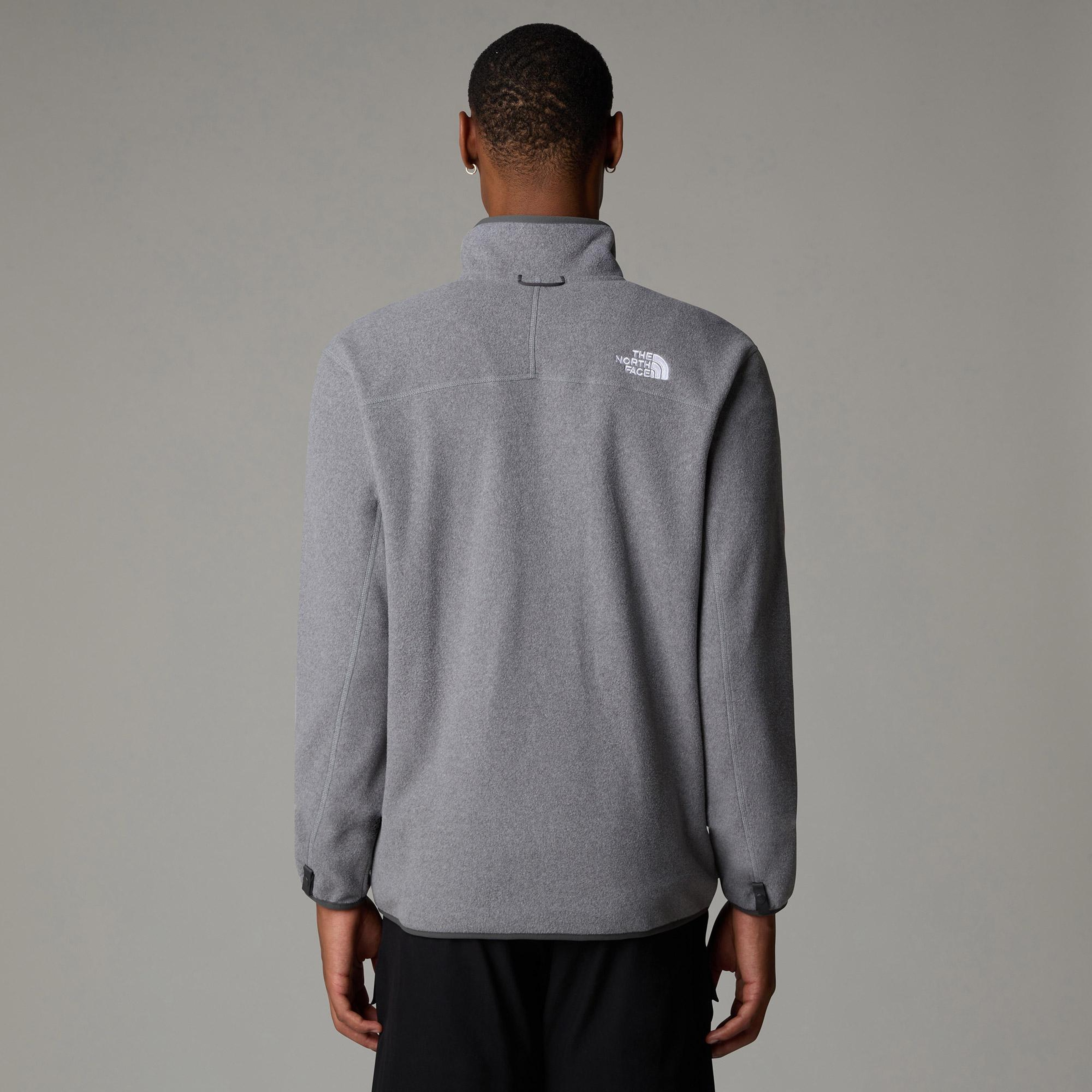 The North Face Glacier 100 Erkek Gri Outdoor Polar
